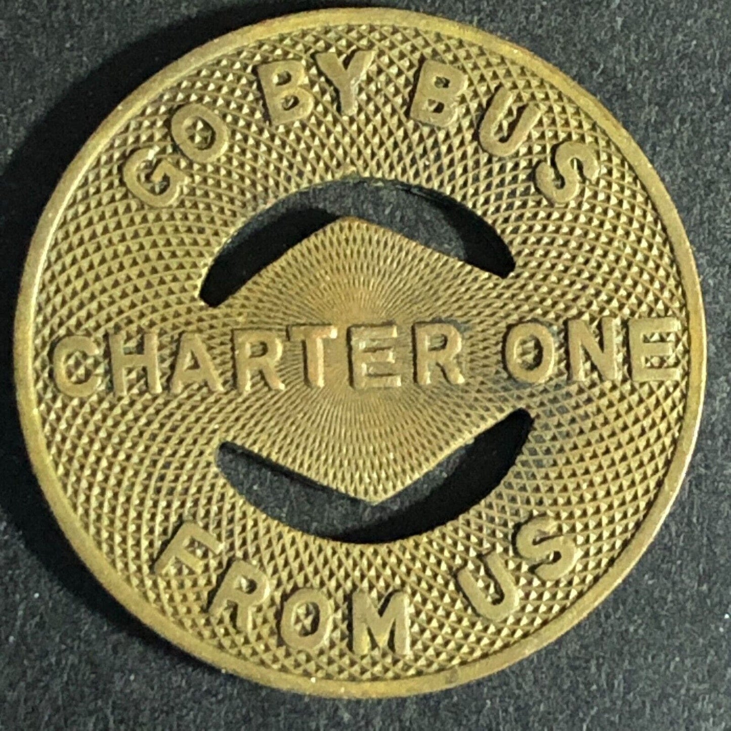 L. & C. C. MTR. Co. (Hazleton, PA) Bronze Charter One Token 18mm c1959 Scarce