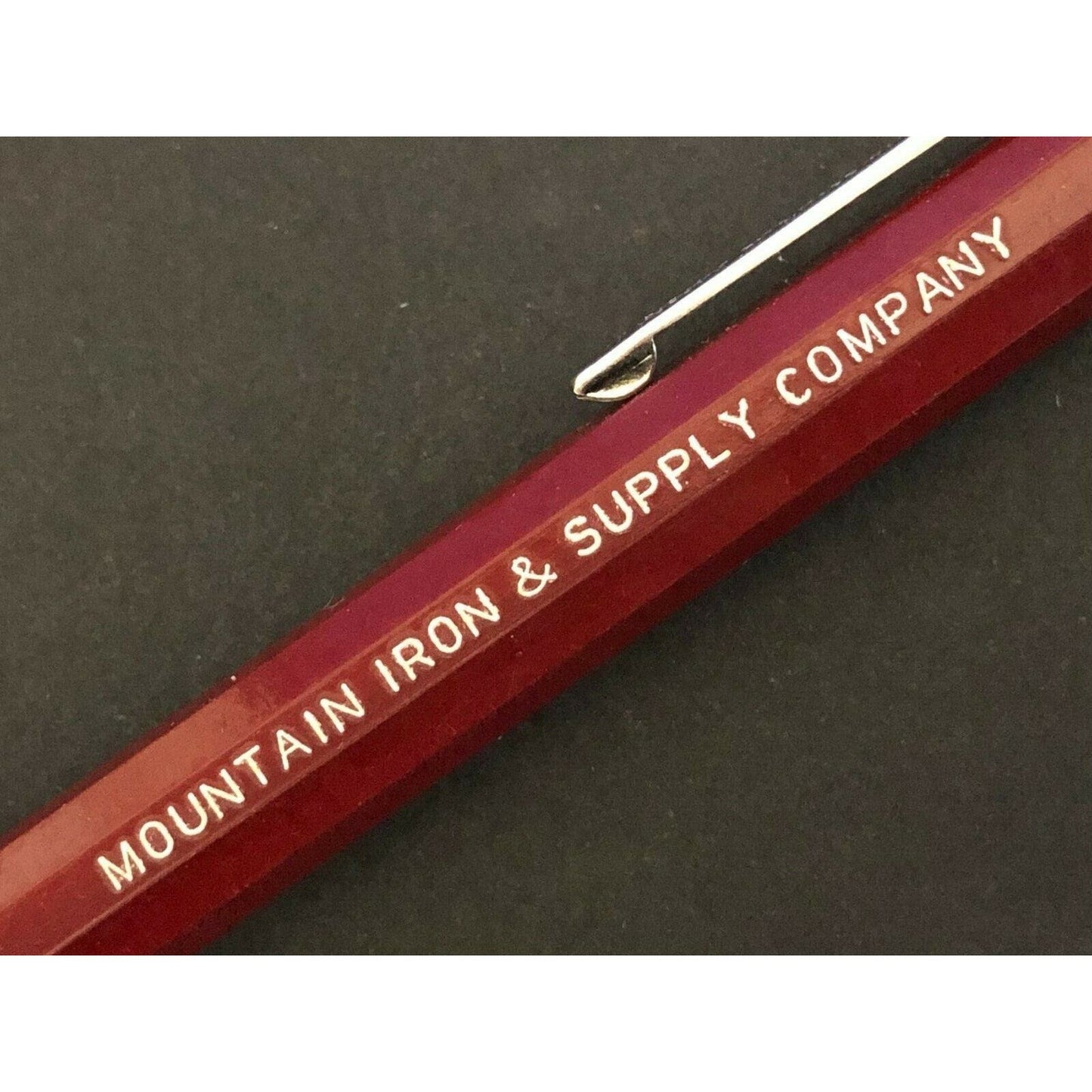 c1940's-50's "Mountain Iron & Supply" (Wichita, KA) Mechanical Advertising Pen