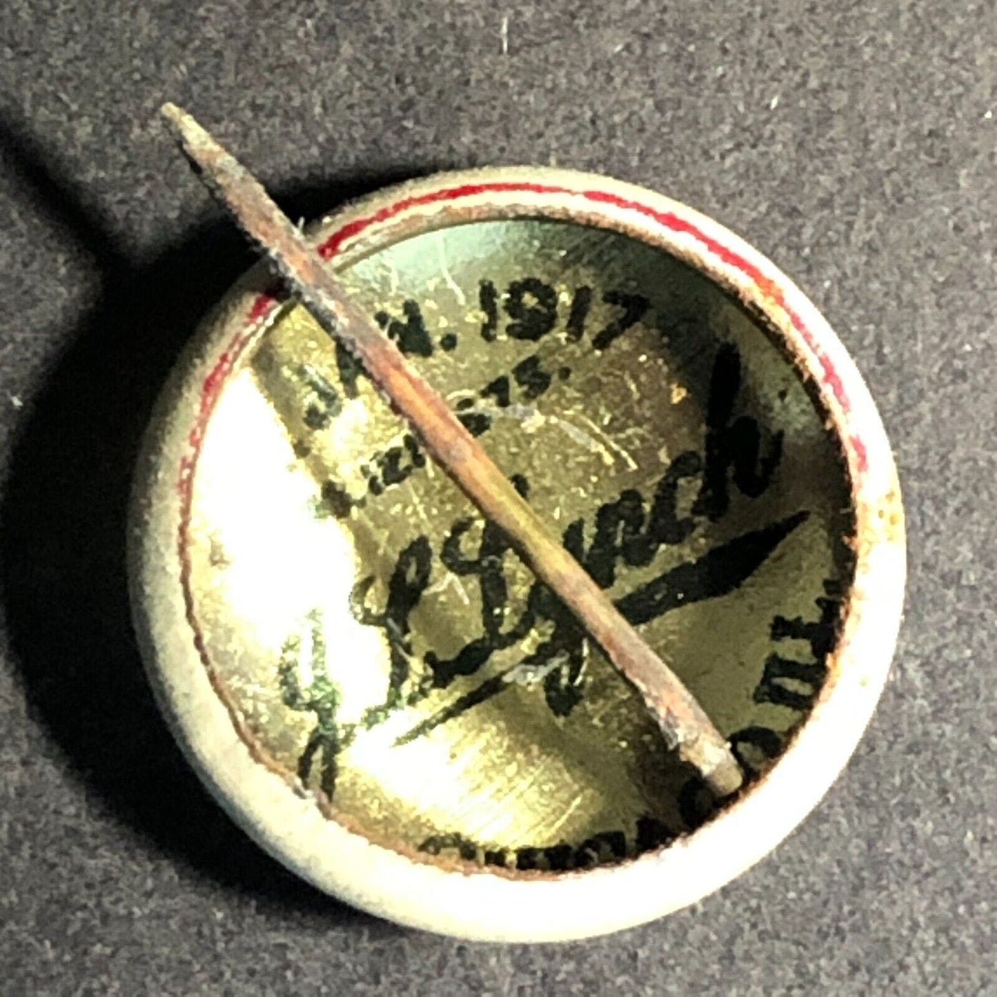 1921 Red Cross Small Steel Pinback Button