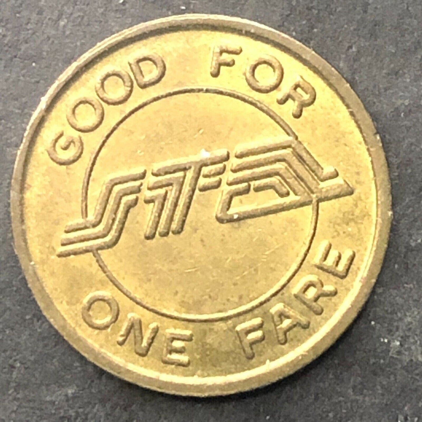 Savannah Transit Authority STA One Fare Token Brass 16.42mm