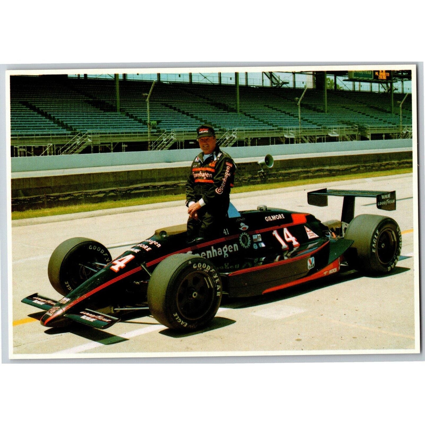 c1988 Indy 500 - A. J. Foyt - Motor Speedway NOS 4" x 5 3/4" Postcard