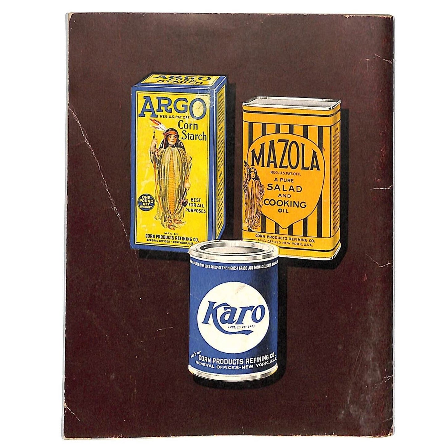 Argo Mazola Karo "Proven Recipes" Booklet 62pp c1920 VGC Anthropomorphic