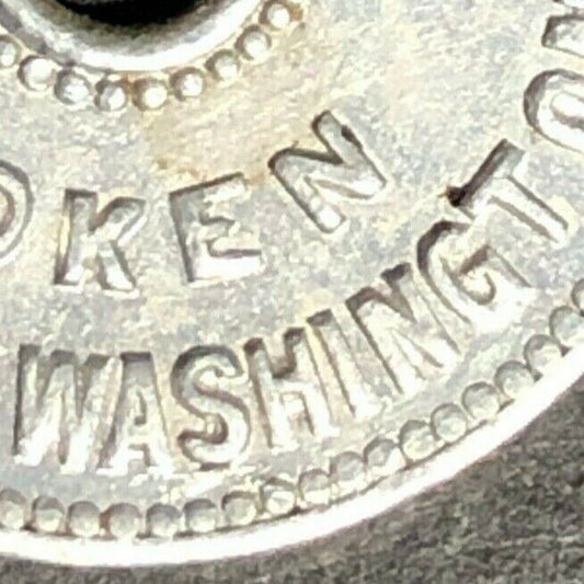 22.7mm c1930's Aluminum State of Washington Sales Tax Commission Token