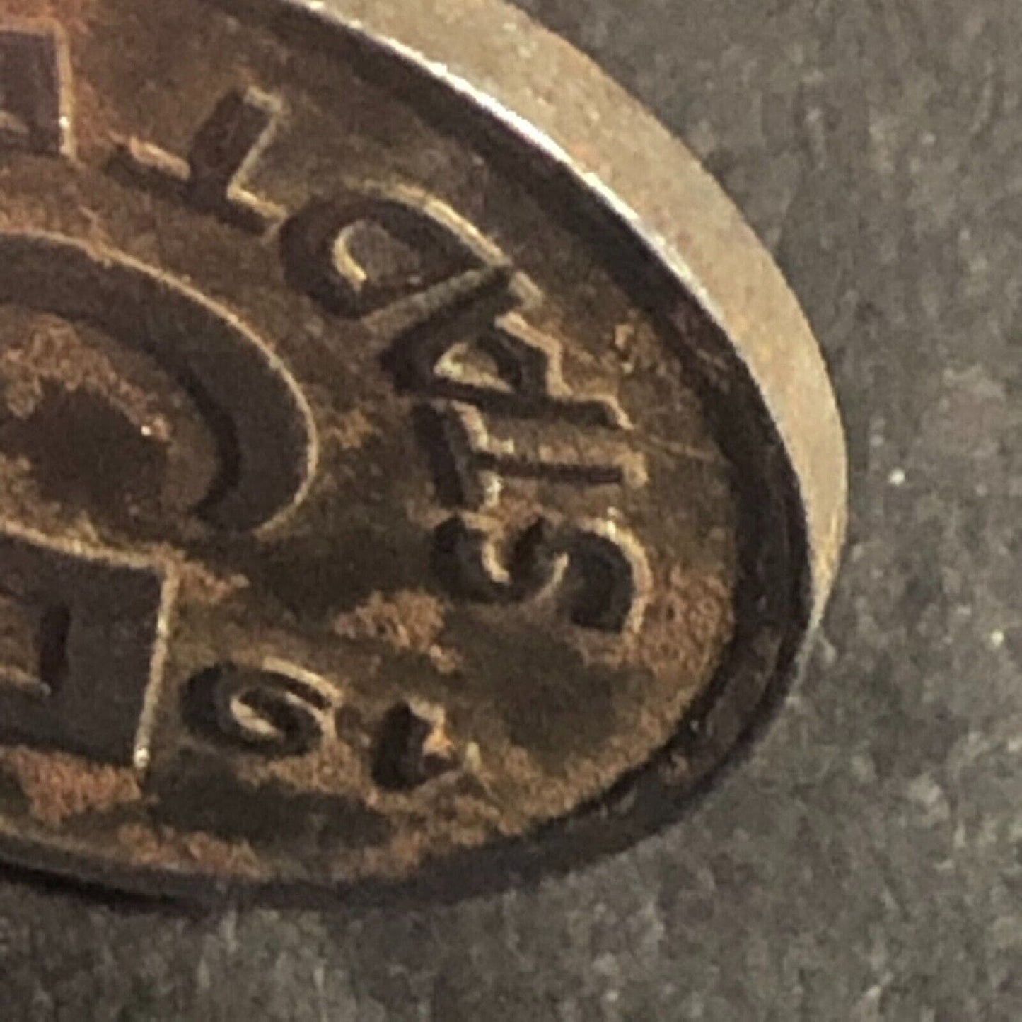 1918 Stadt Duren 5 Pfennig Coin WWI War Money Germany 18.6mm