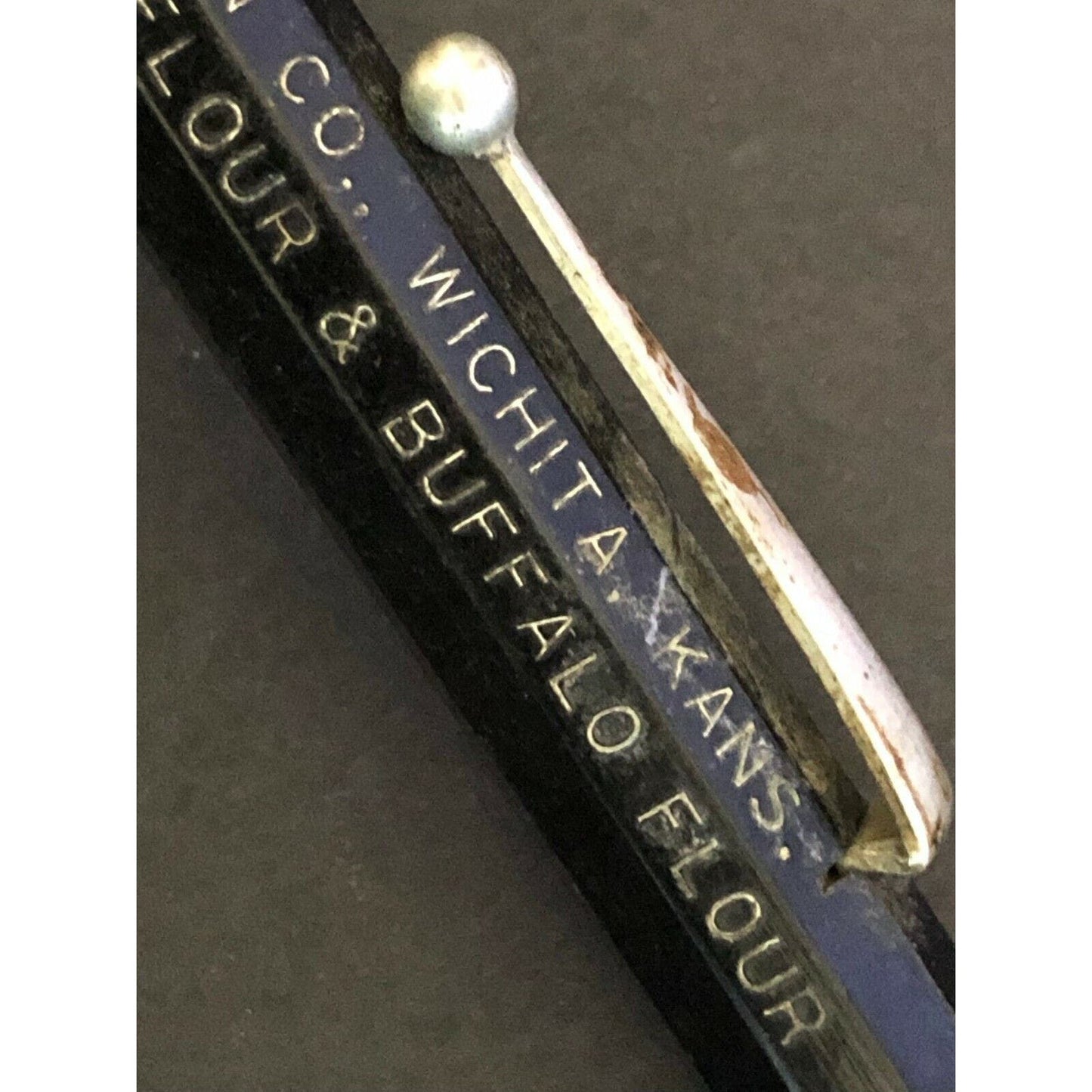 c1940's-50's "Willis Norton Co. Wichita, KS" Soothsayer Flour Adv. Mech. Pencil