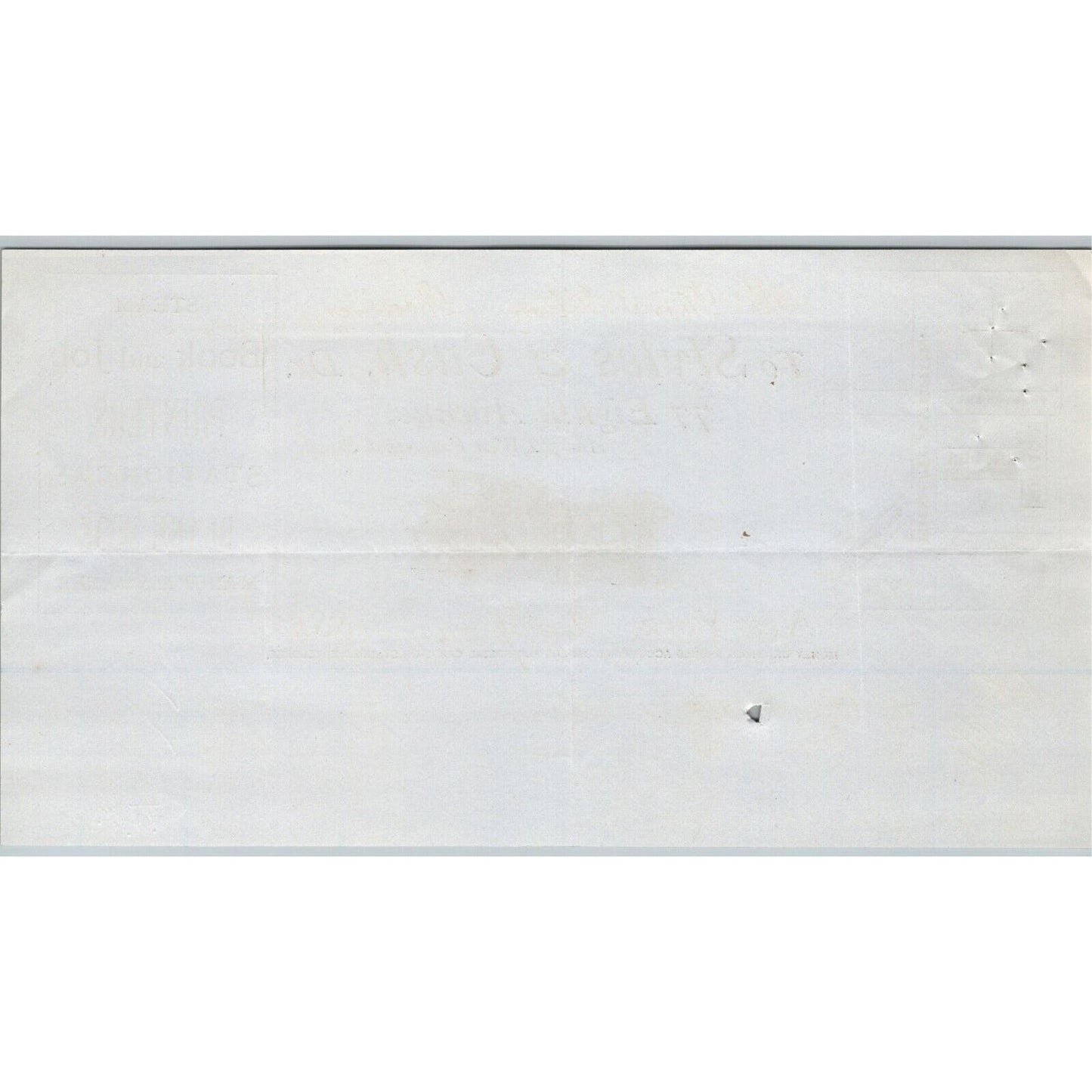 1888 Styles & Cash Book Printers Stationers Billhead Letterhead 77 8th Ave NYC