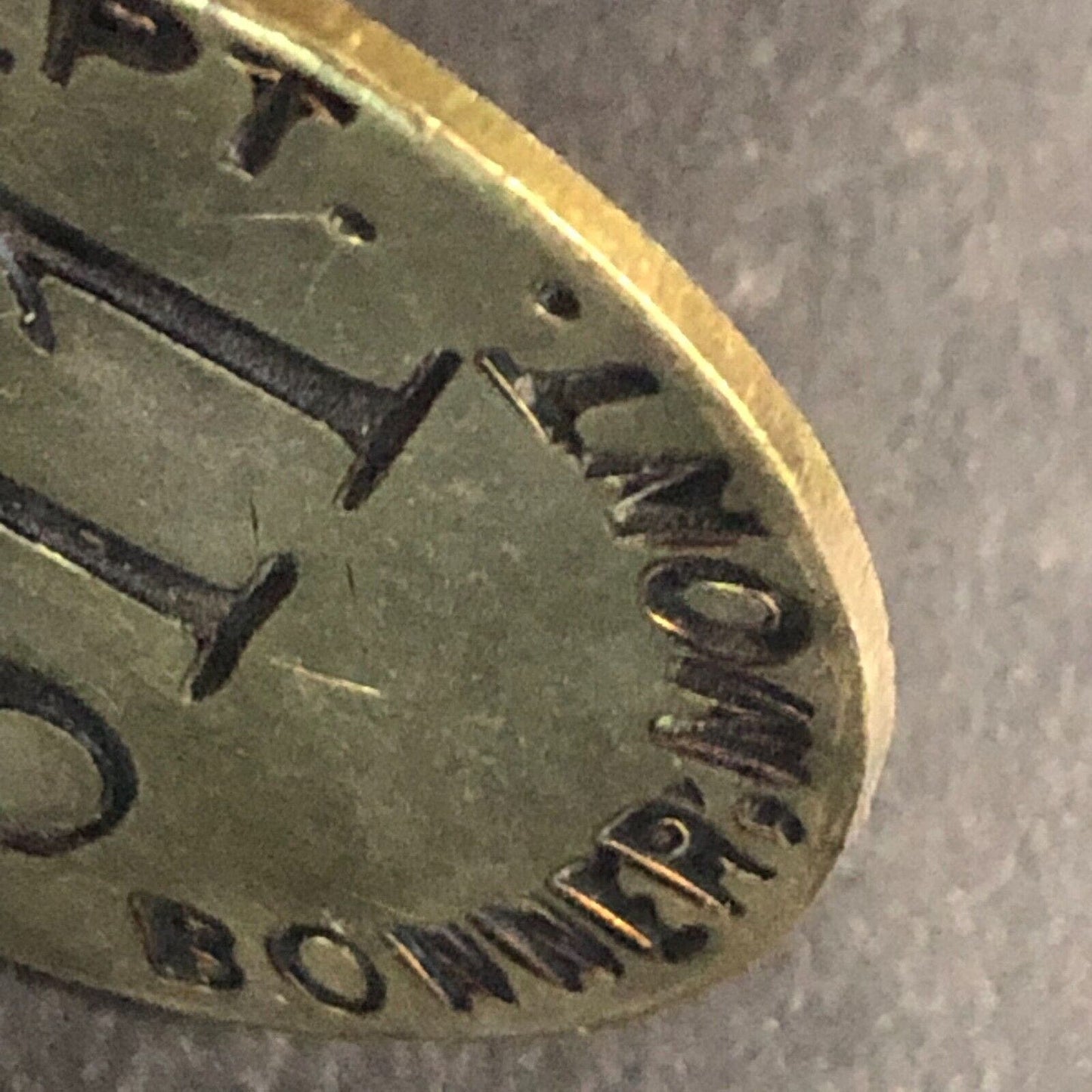 Anaconda Copper Mining Co. Bonner, MONT MT Brass Tool Check Tag #811 Scarce