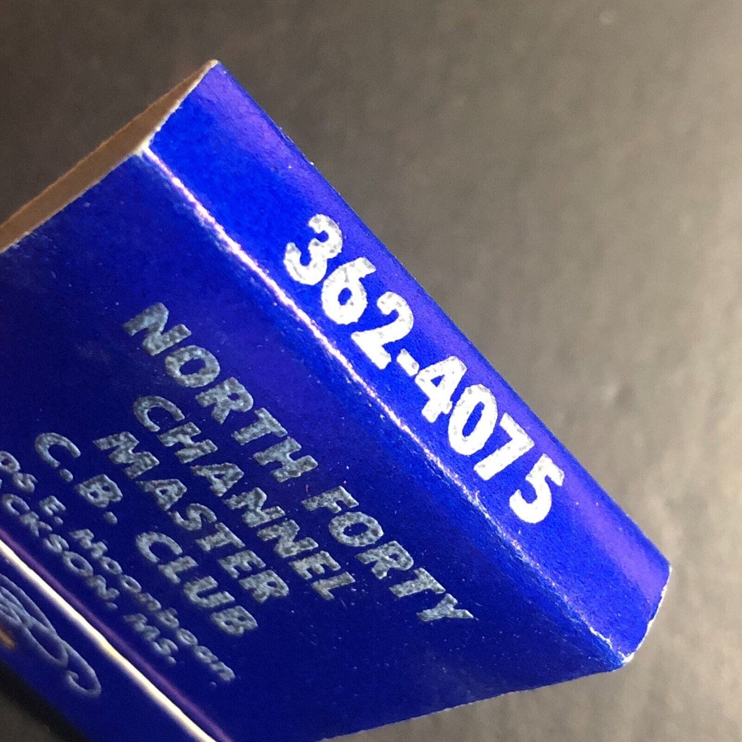 North Forty Channel Master CB Club Jackson, MS Matchbook c1974-84