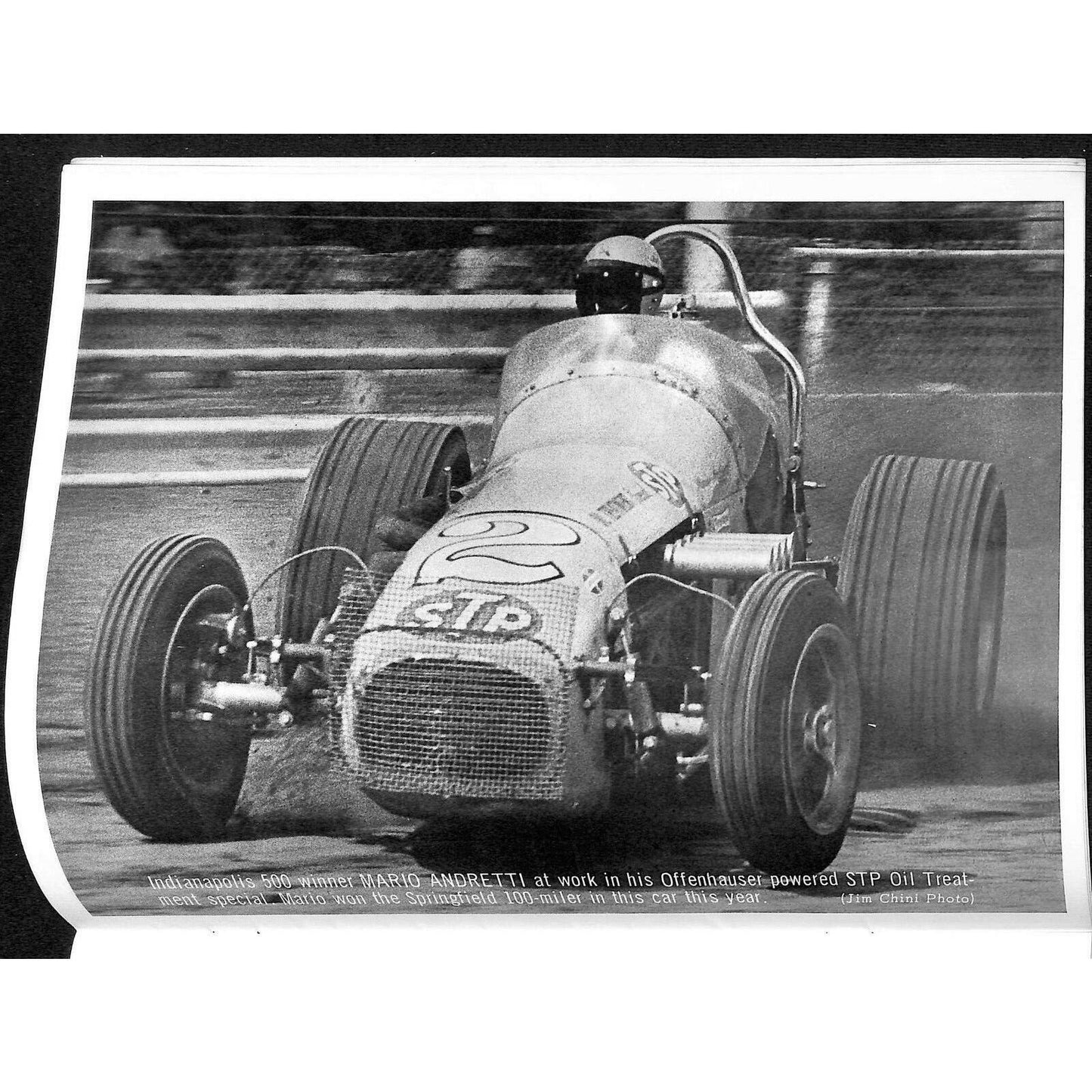 Scarce Sep 2 1969 USAC "Golden State 100" Big Car Auto Racing Program Sacramento