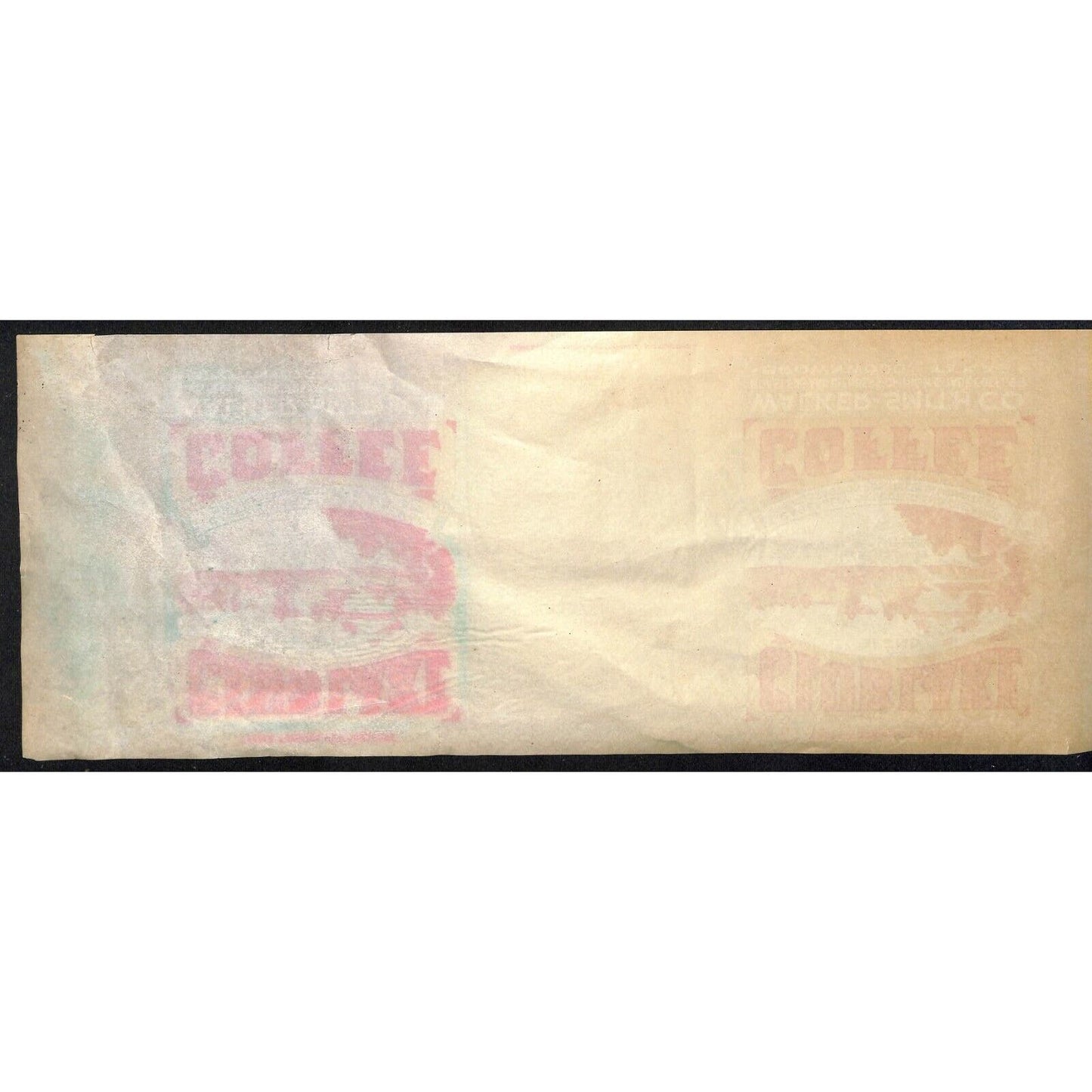 Scarce Club Lake Coffee Walker-Smith Brownwood, TX Paper Label c1930