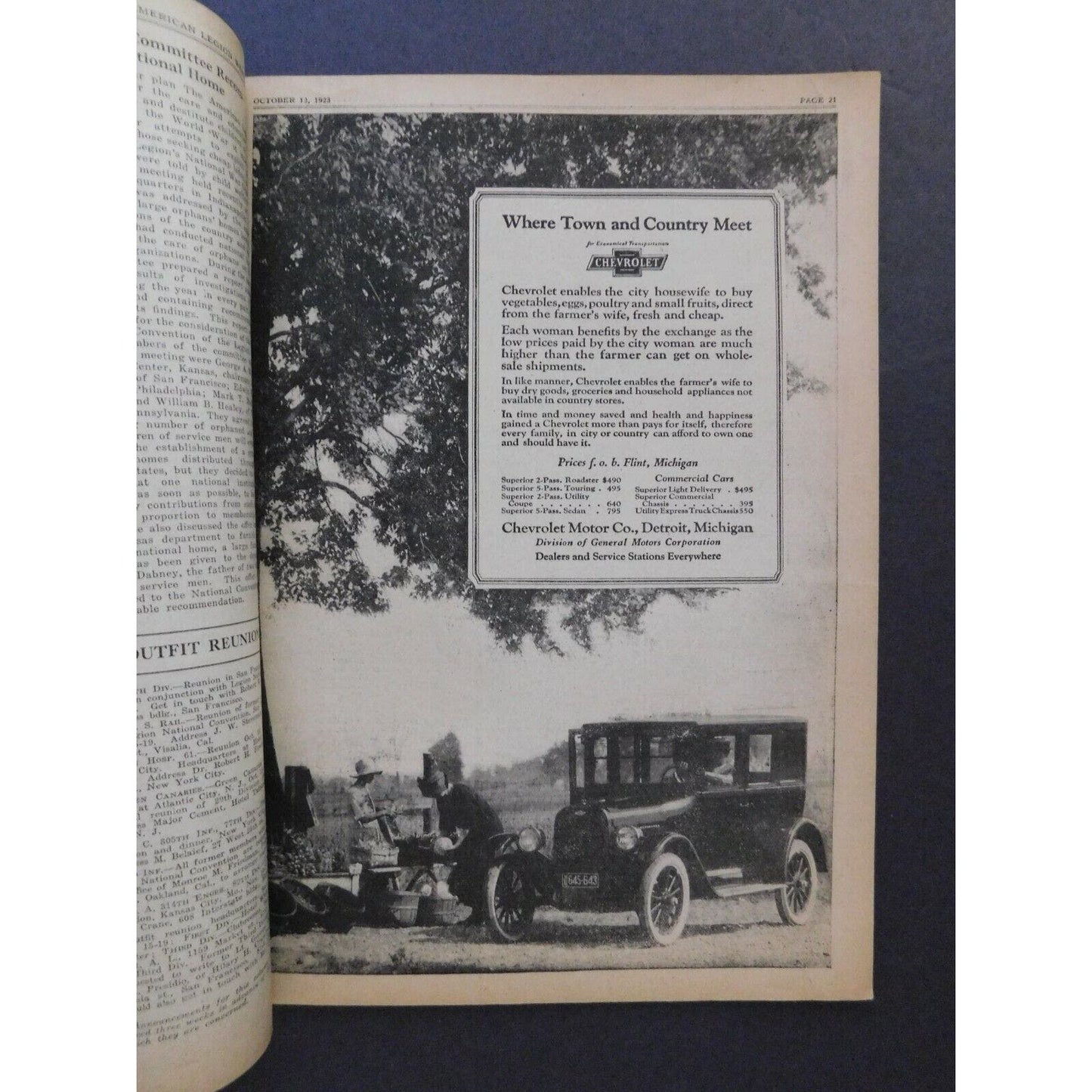 "The American Legion Weekly" Oct 1923 - 38 pgs.