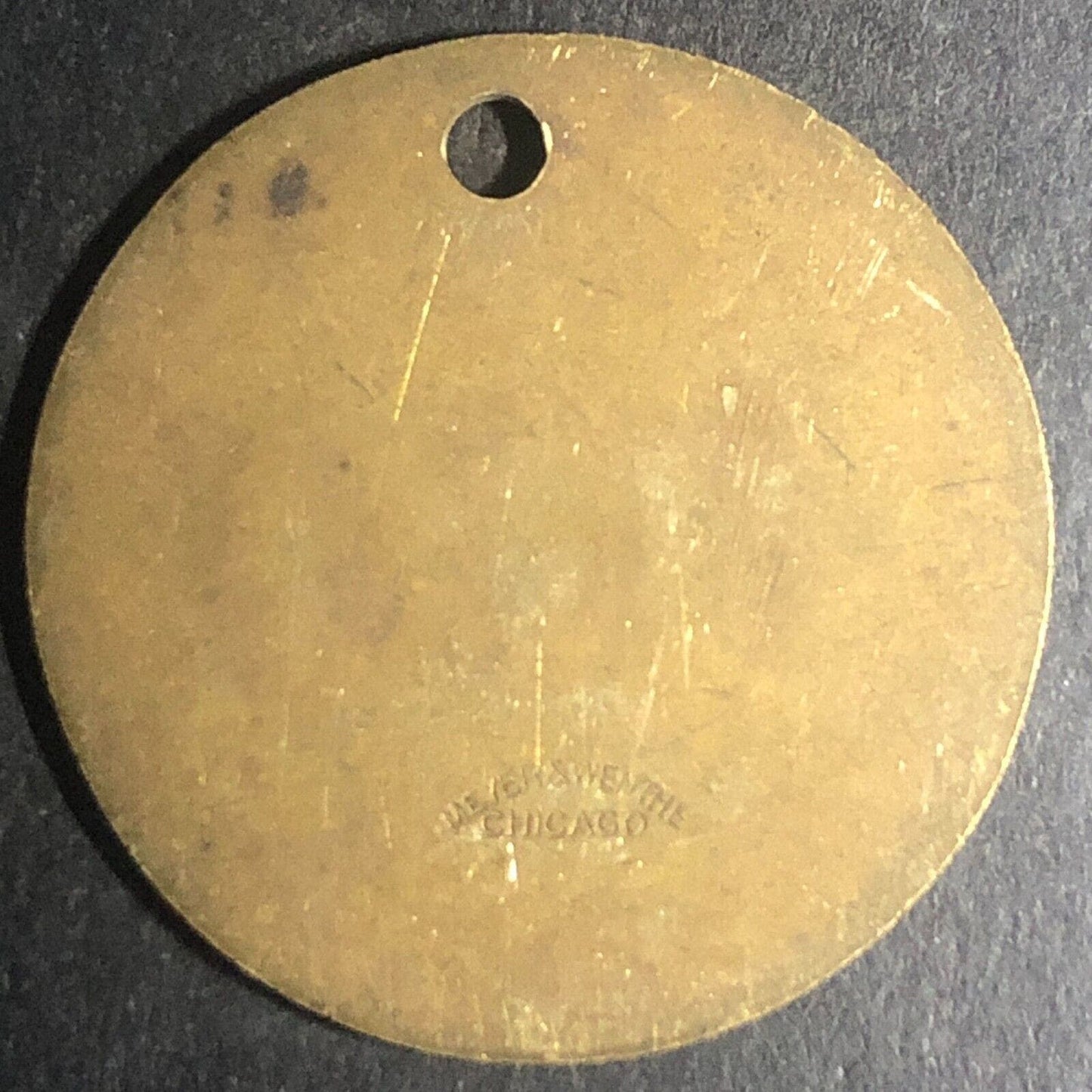 Anaconda Copper Mining Co. Bonner, MONT MT Brass Tool Check Tag #460 Scarce