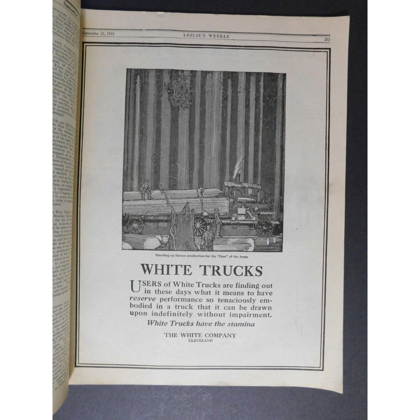 WWI Era Sept 21 1918 Leslie's "Shall We Sit at the Peace Table?" 28 pgs.