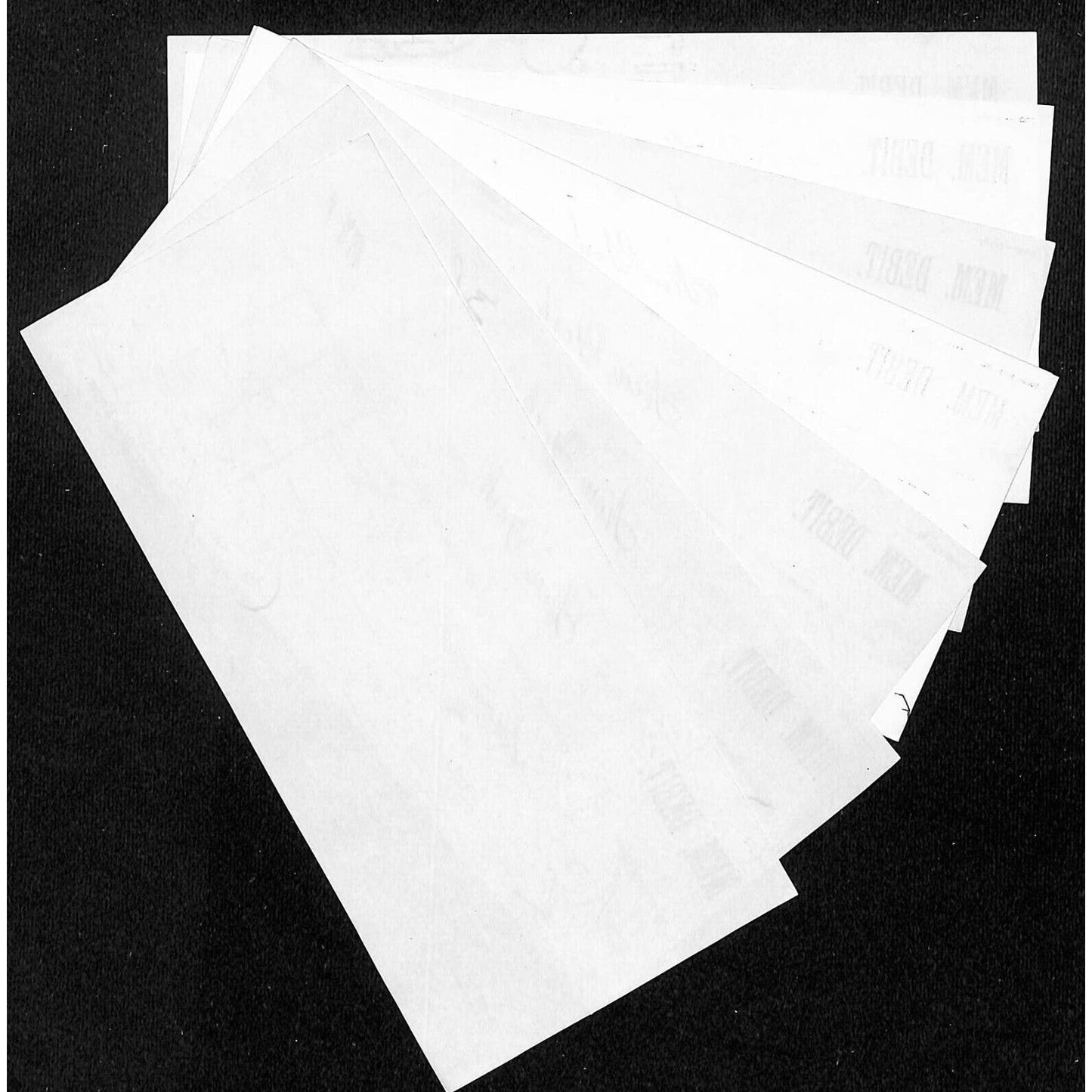Helena Montana / New York / Merchant's Bank (Group of 8) 1888 Debit Memos