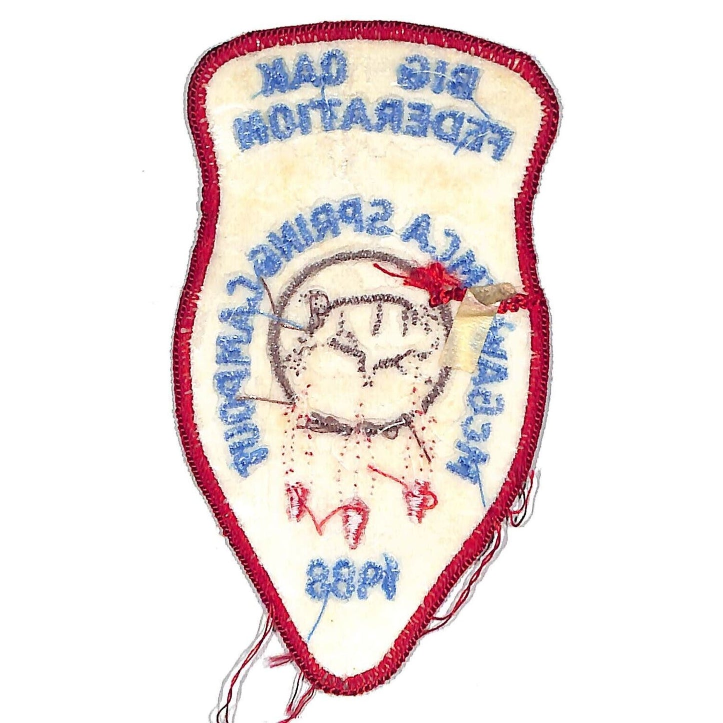 BSA Big Oak Federation McGaw YMCA Spring Campout 1988 Patch NOS Scarce