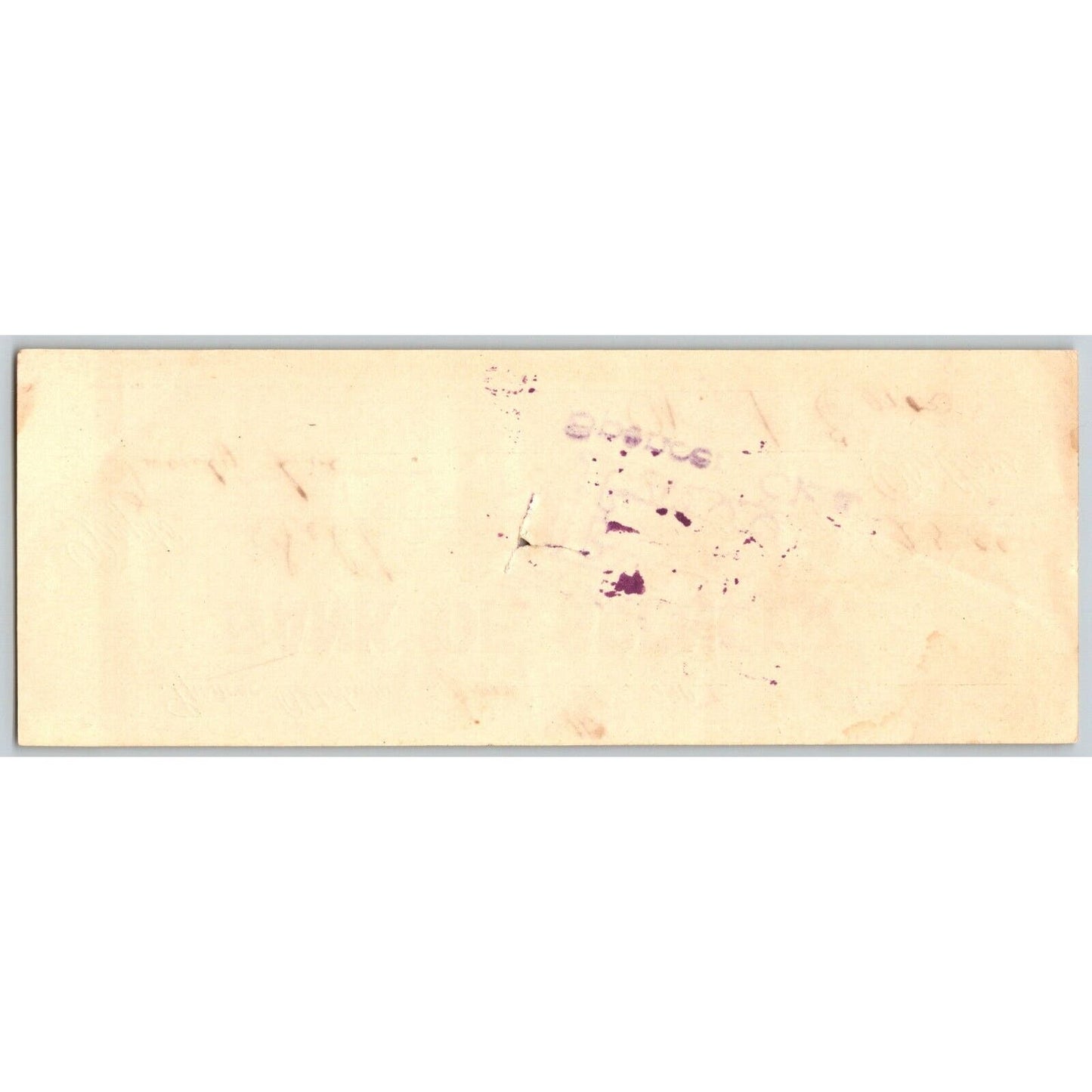 Bank of Spenser Oklahoma 1907 $25 Bank Check to "Self"