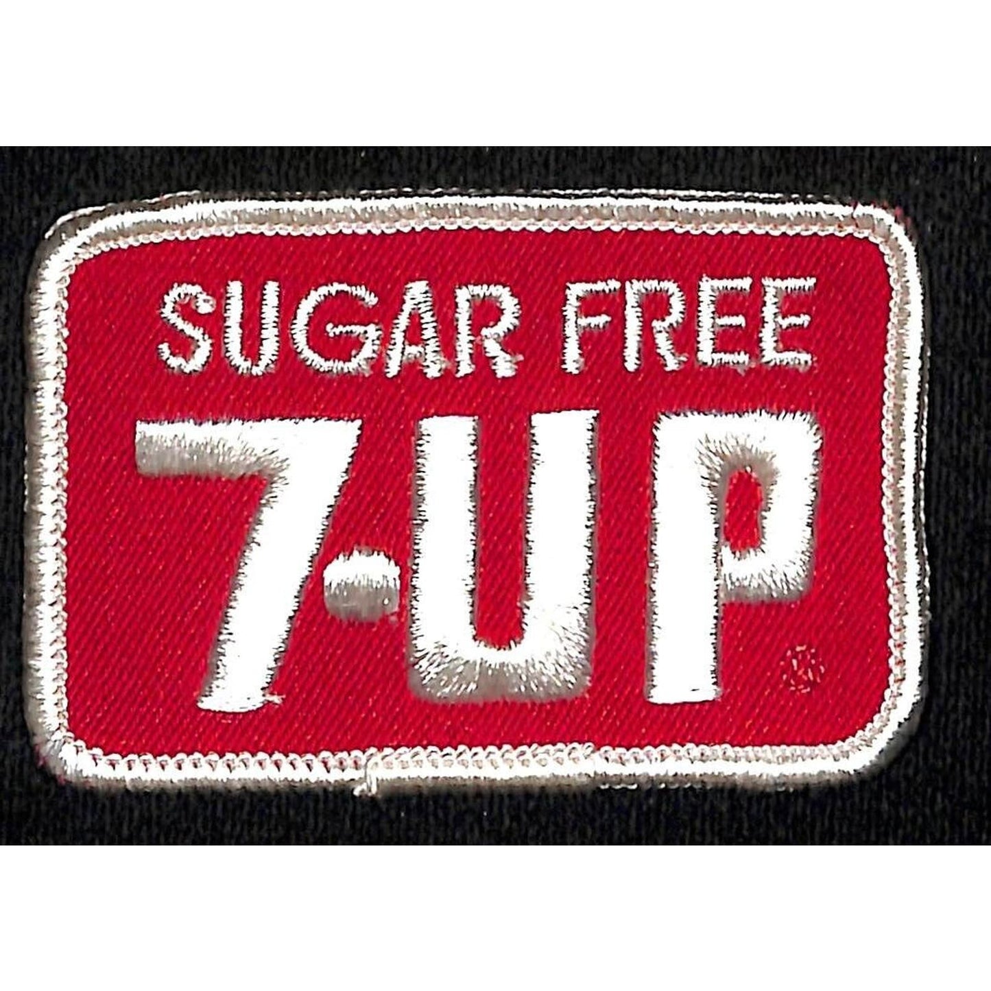 Sugar Free 7 Up Embroidered Soda Patch c1973-1979 VGC Scarce