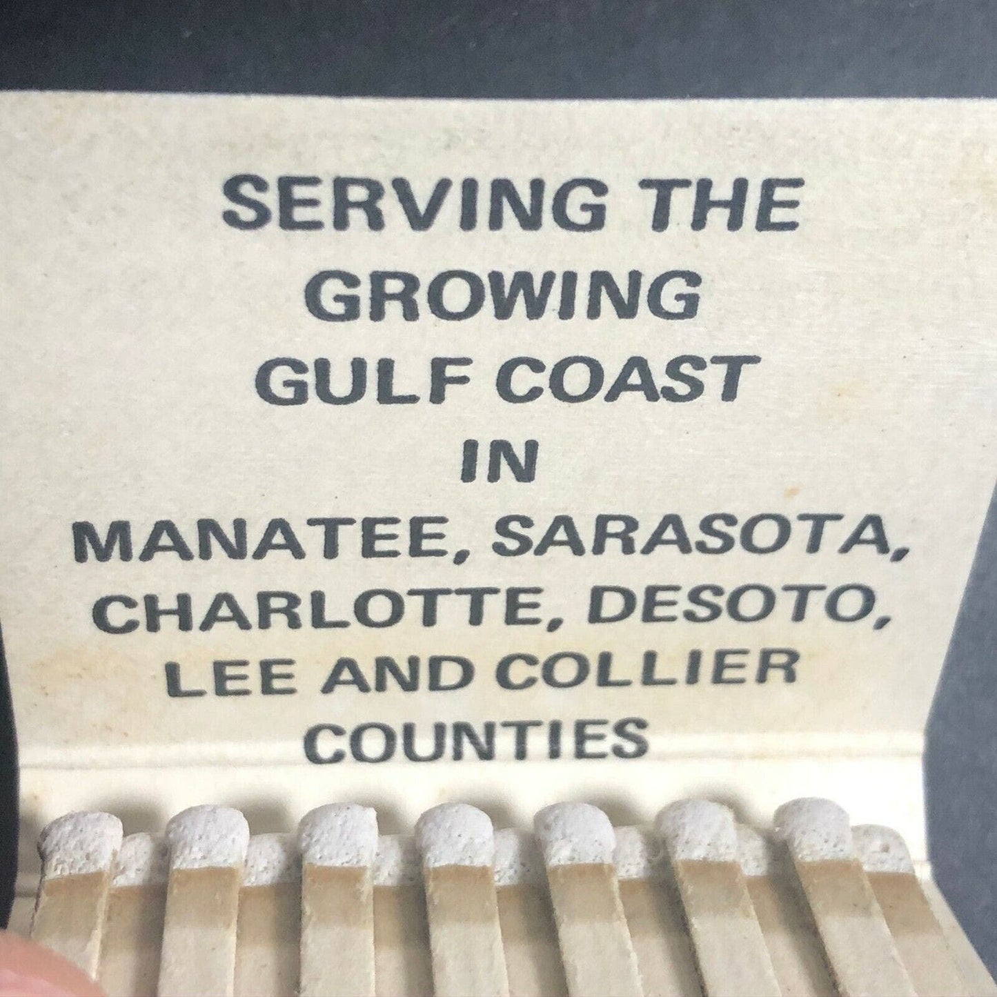70's-80's Full Matchbook "Coast Federal Savings and Loan" Sarasota, FL