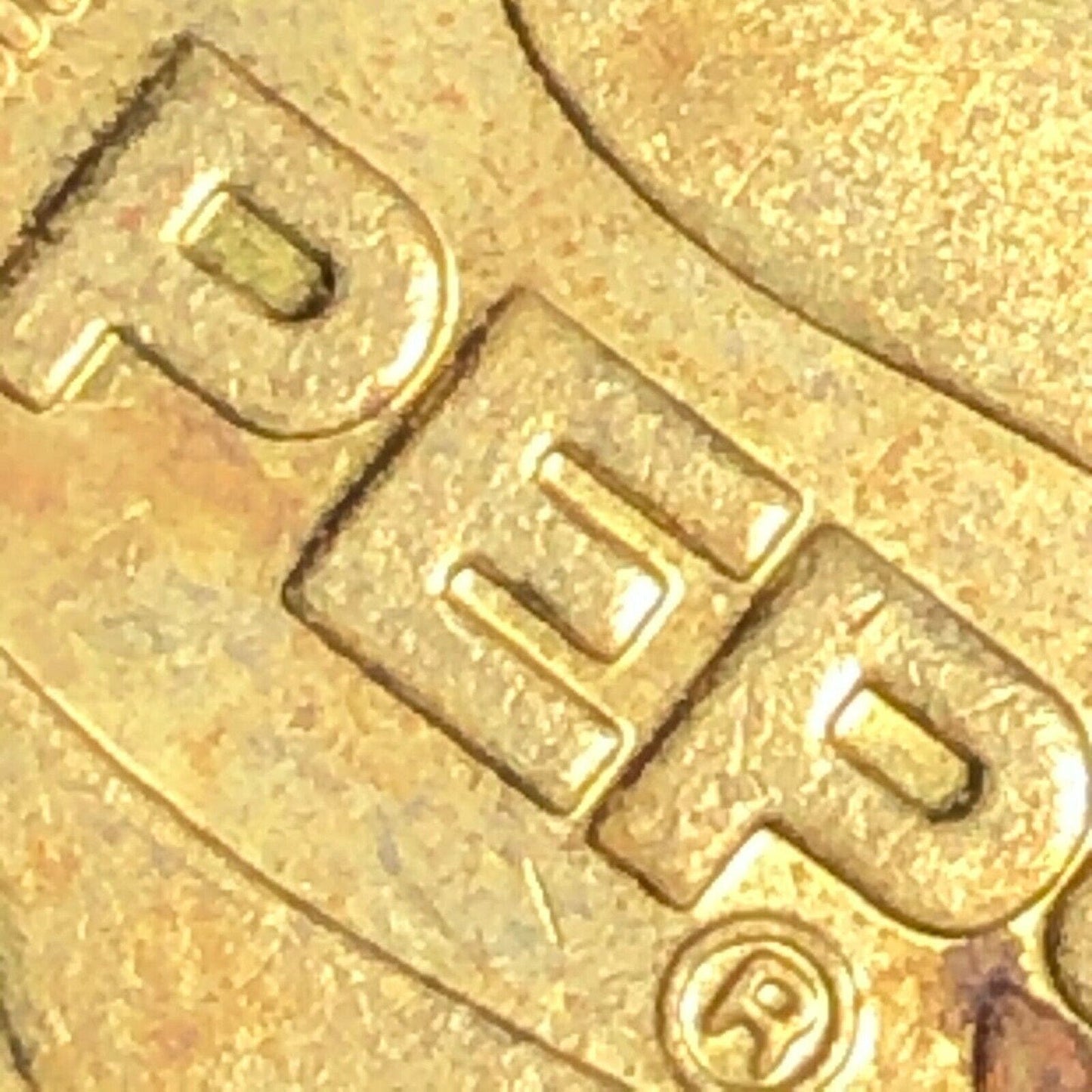 22.8mm Vintage Pepsi Camelot Park Brass Token - Modesto, CA