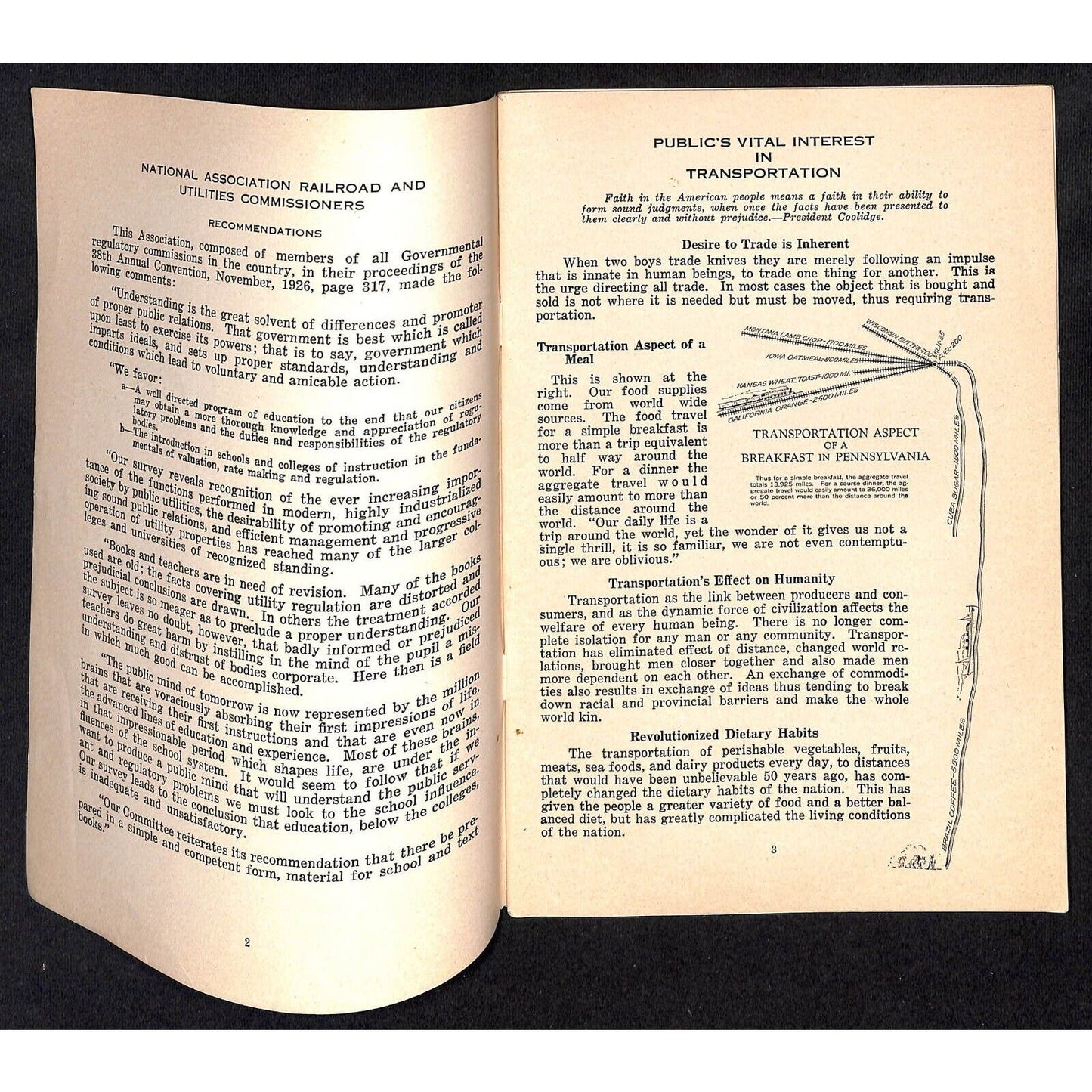 "Fundamentals of Transportation Problem" 1932 Reprint of 1928 Report 63pp Scarce