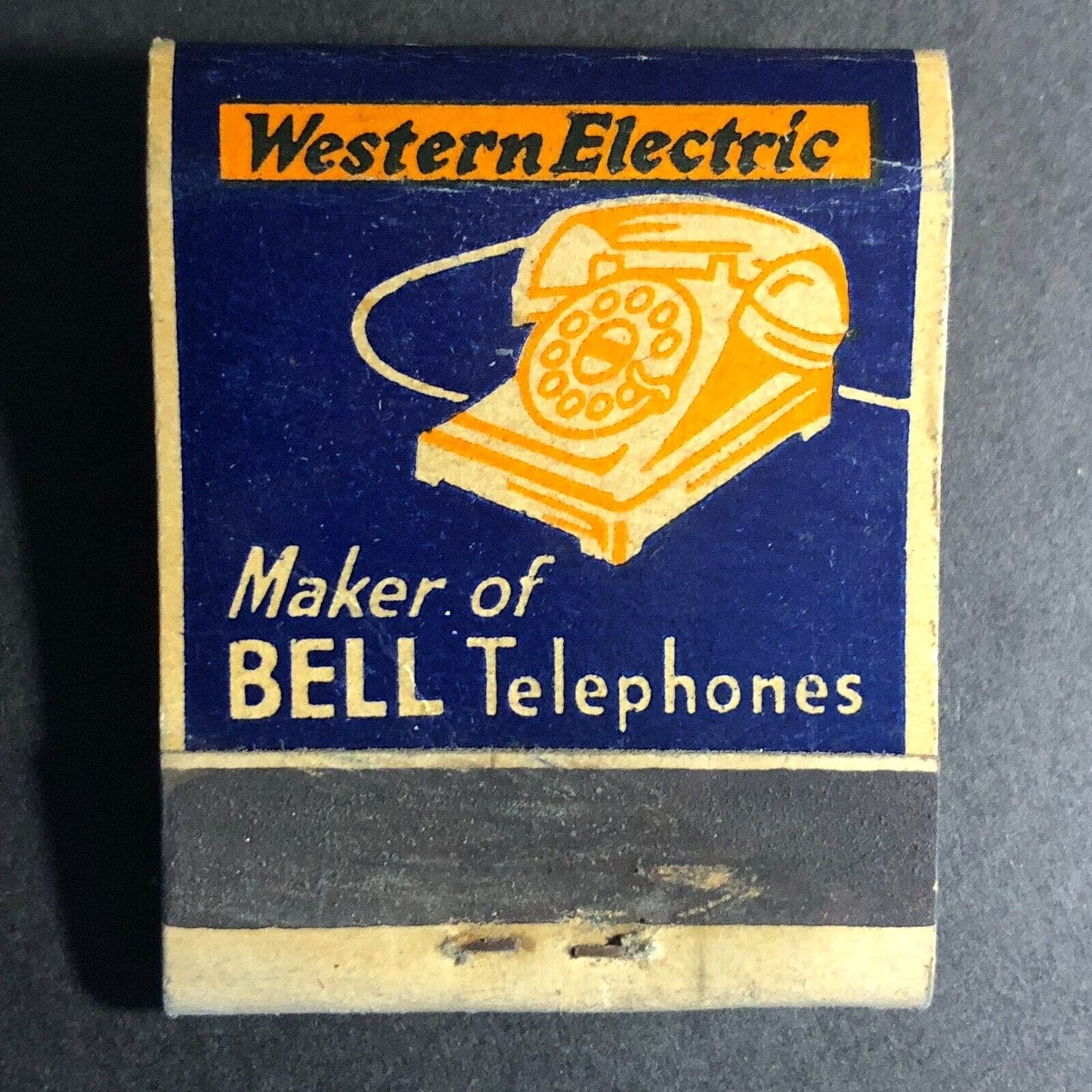 Western Electric Hawthorne Works Bell Telephone Matchbook c1930's-40's (#3)