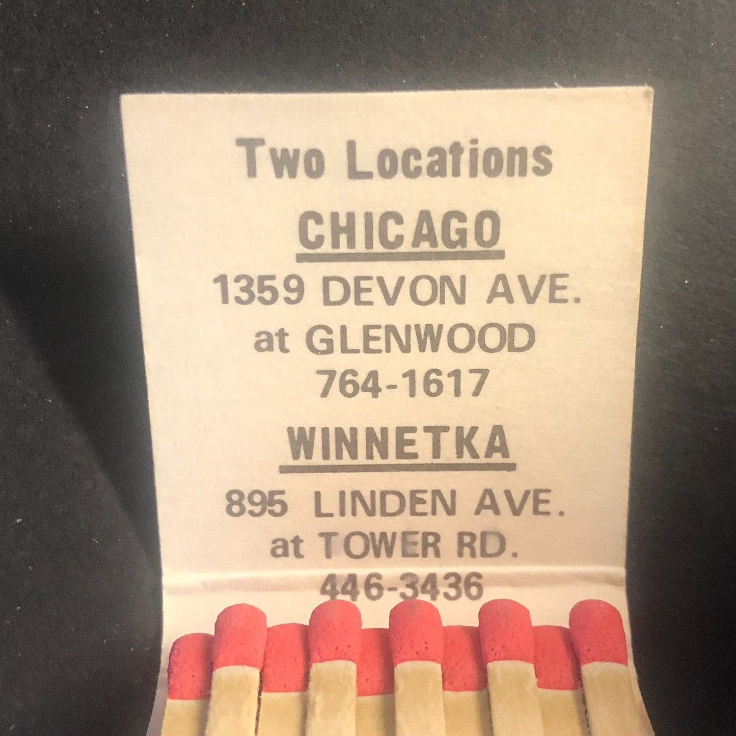 John E. Maloney Co. Funeral Directors Chicago Vintage Full Matchbook c1950s-60's