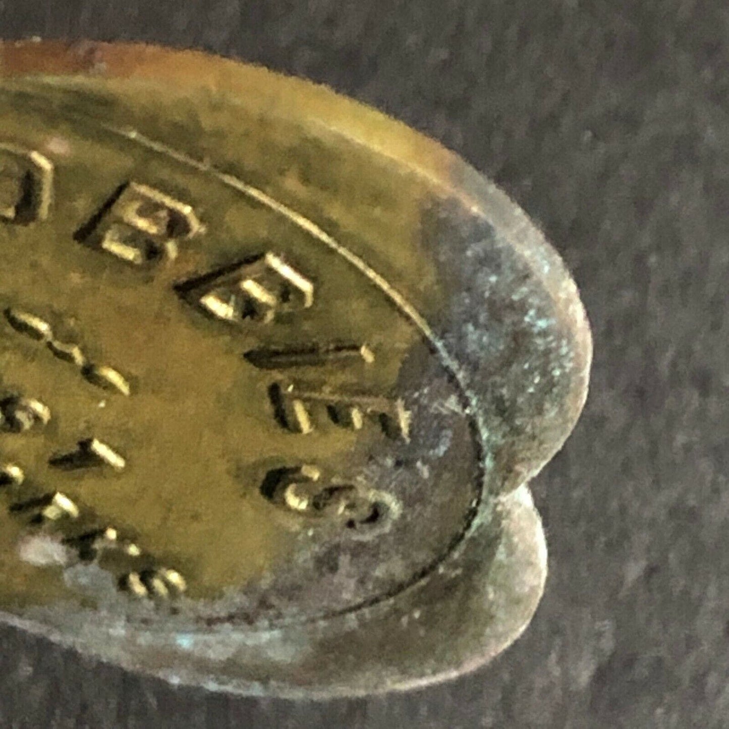 Bobbie's East Grand Forks, MN G/F 25c At Bar Only Brass Token 30mm c1945-50