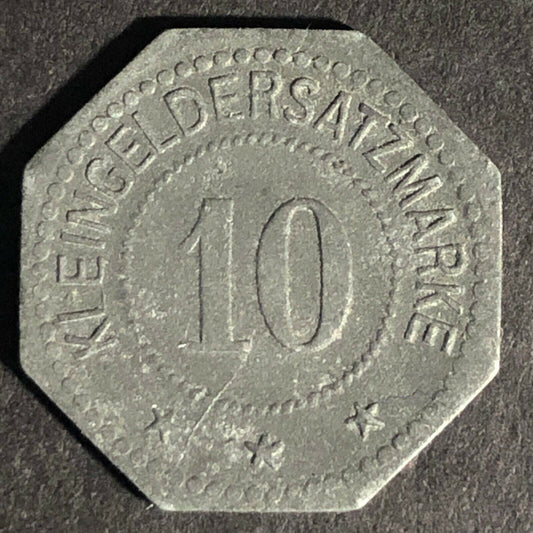 Eingeldersatzmarke (Deposit Replacement Stamp) Token Octagon 20mm