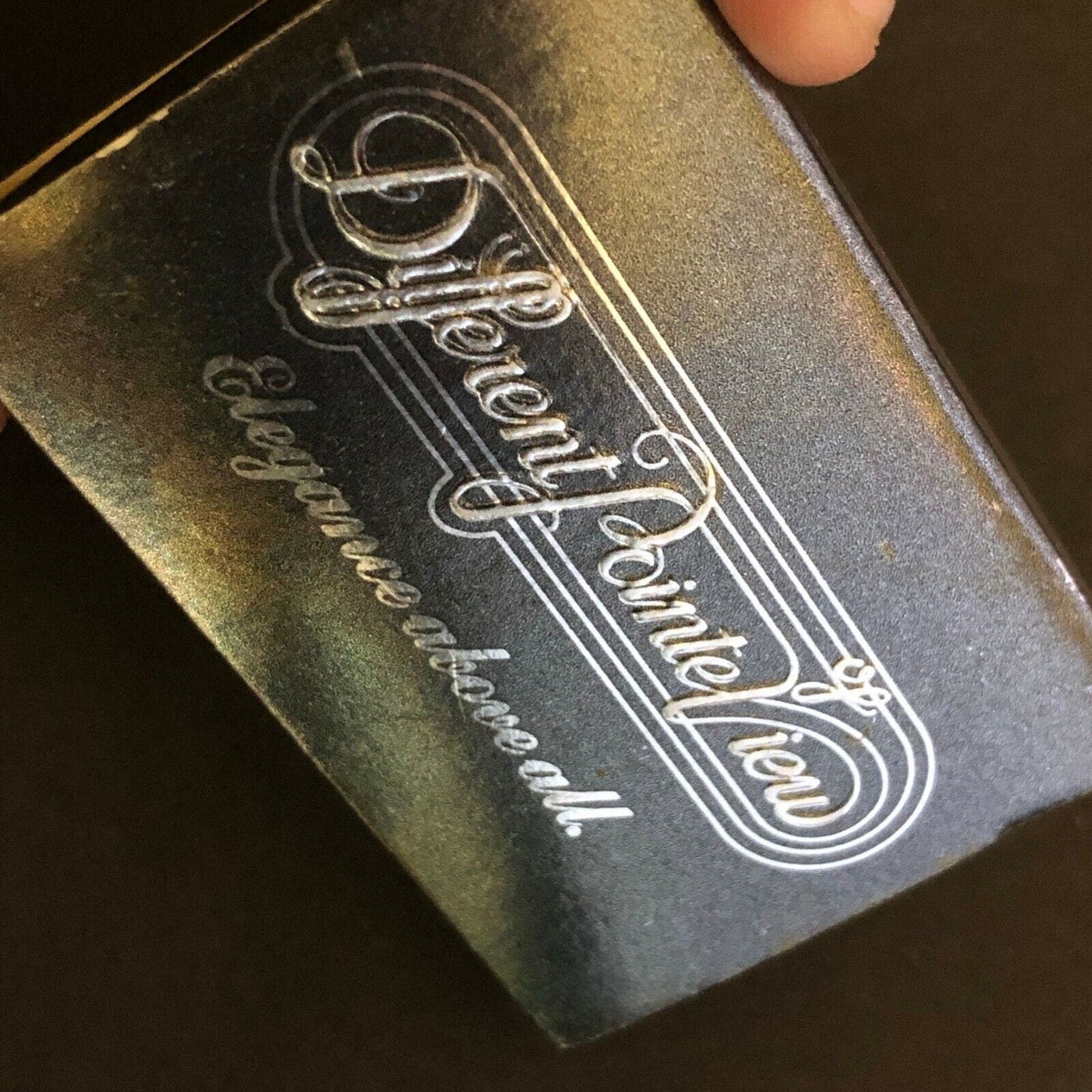 c1970's-80's Wooden Matchbox Matchbook "Different Pointe View" Phoenix, AZ