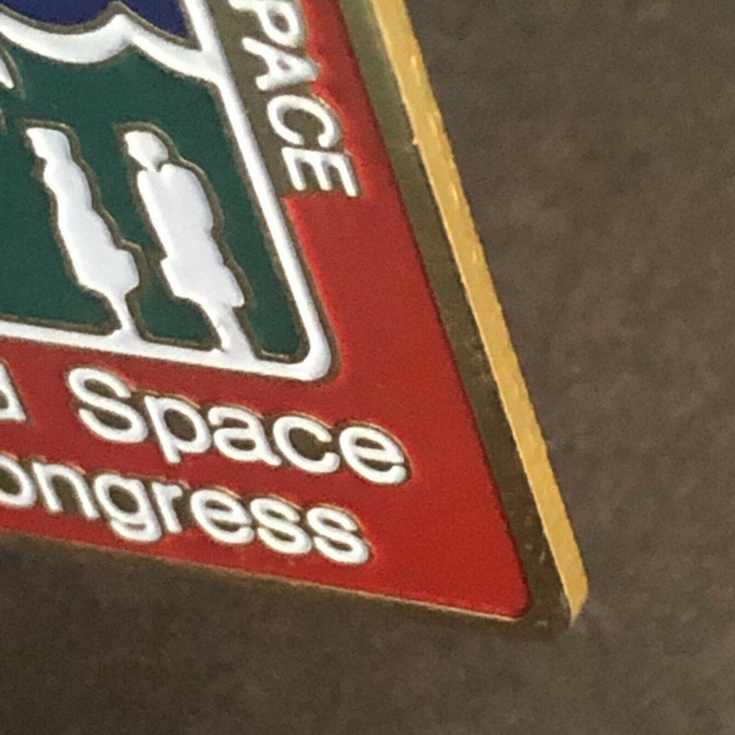 Official NASA 32nd Space Congress "The Case for Space" Lapel Pin