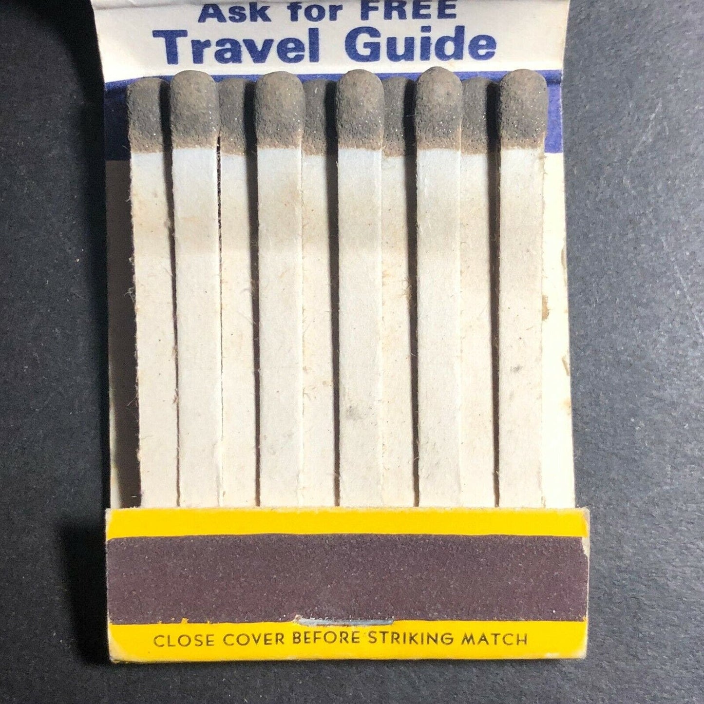 1960's-70's Full Matchbook - "Best Western" "The King Frederik" Solvang, CA