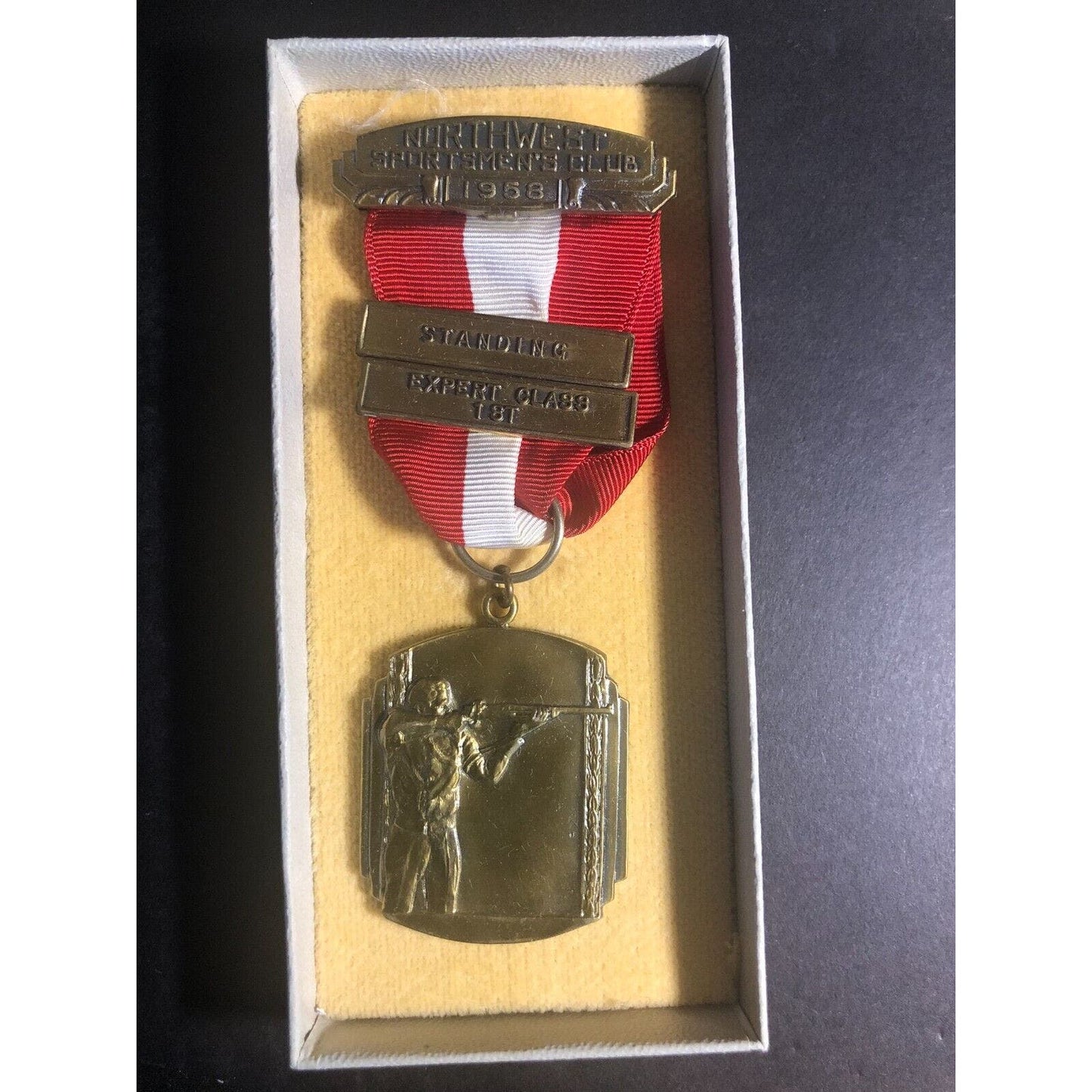1958 Northwest Sportsmen's Club Standing Expert Class 1st Rifle Shooting Medal