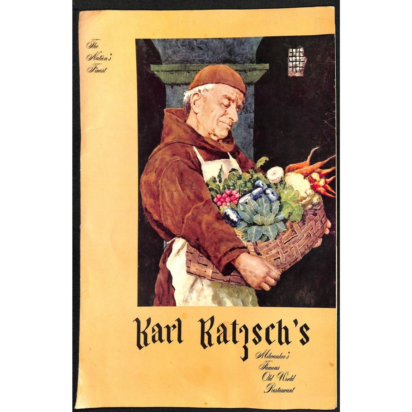 Karl Ratzsch's Restaurant Menu Milwaukee Scarce Vintage German 1977