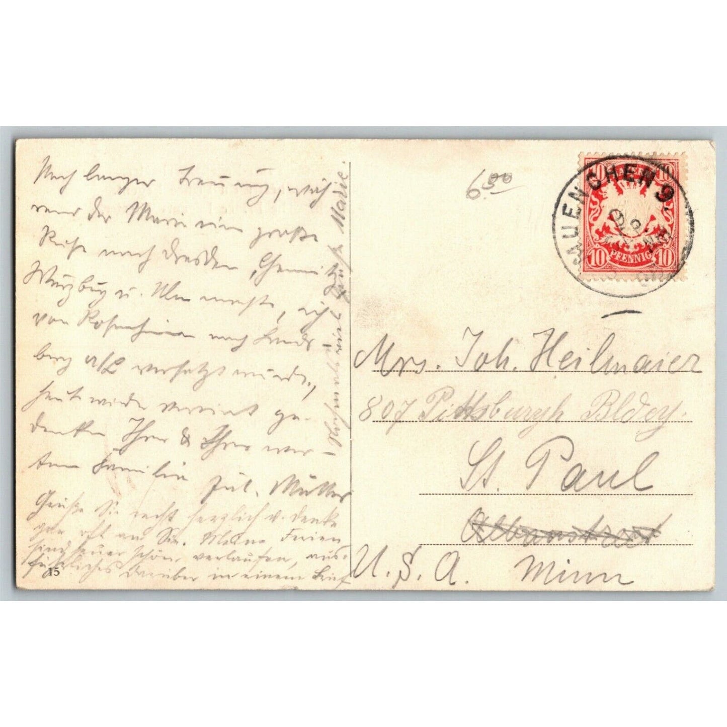 Vintage c1910 RPPC Postcard - "The Prince Regents Theater" Munich