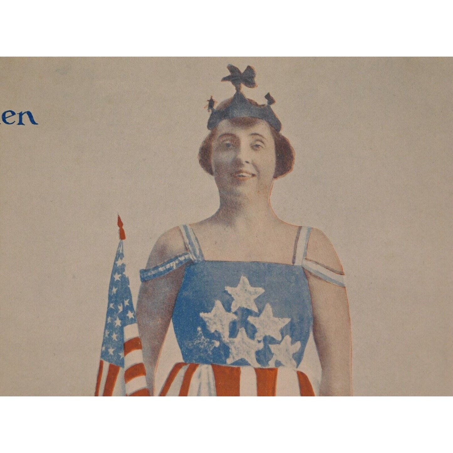 WWI Sheet Music - "If I Am Not At The Roll Call - Kiss Her Goodbye For Me"