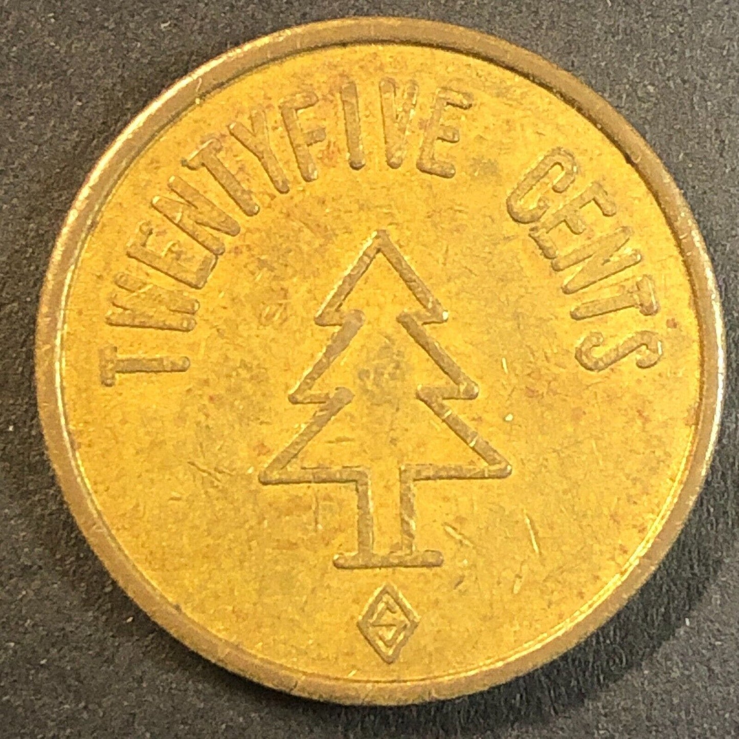 Vietnam Trade Token Military TSN Officers Open Mess Tree 25c 24mm
