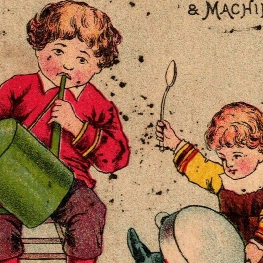 J. P. Coats Six Cord Thread John B. Ammous Confectioneries Victorian Trade Card