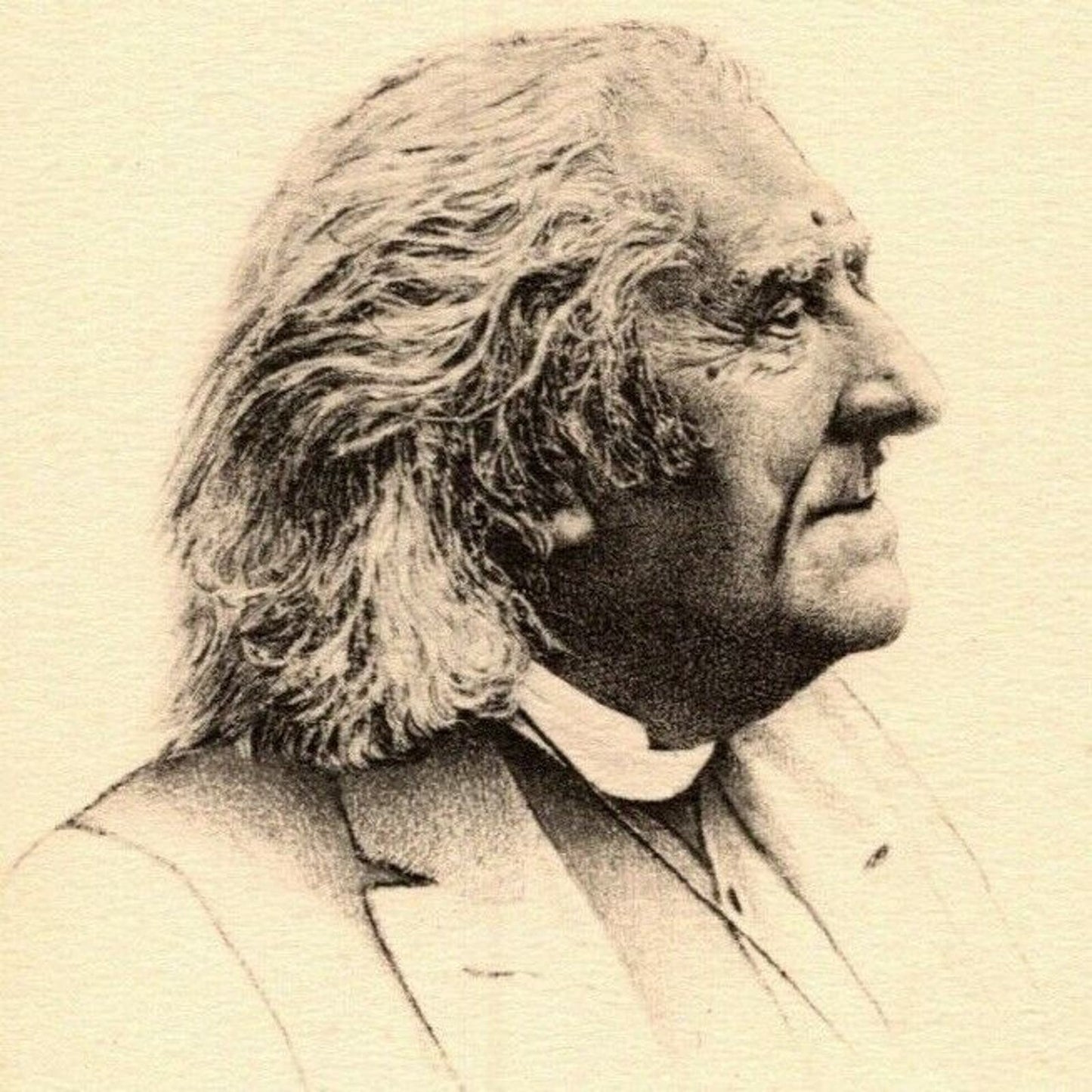 Vintage c1920's Postcard Composer Pianist Franz Von Liszt