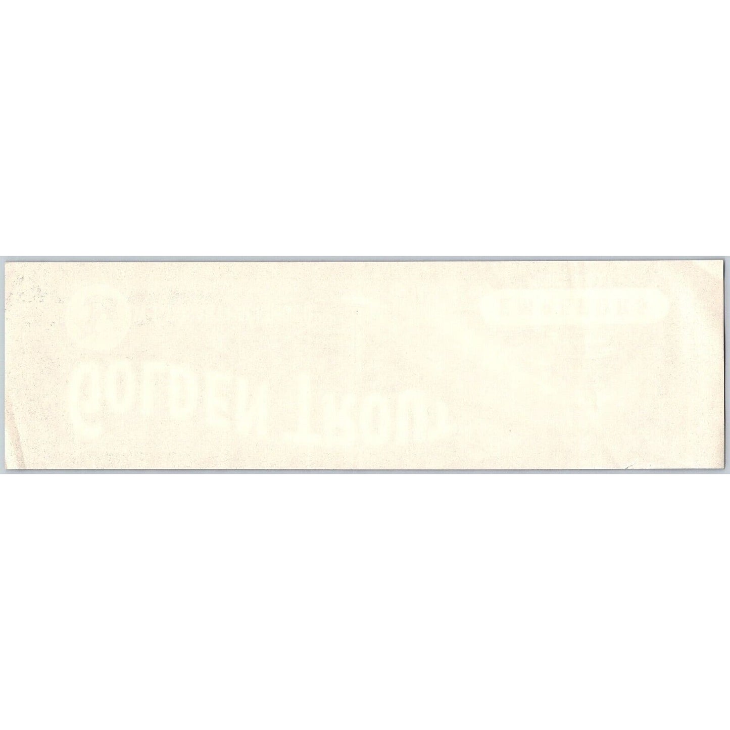 Golden Trout Paper Crate Label Exeter, CA H.F. Cosart Fish on Hook c1950's-60's