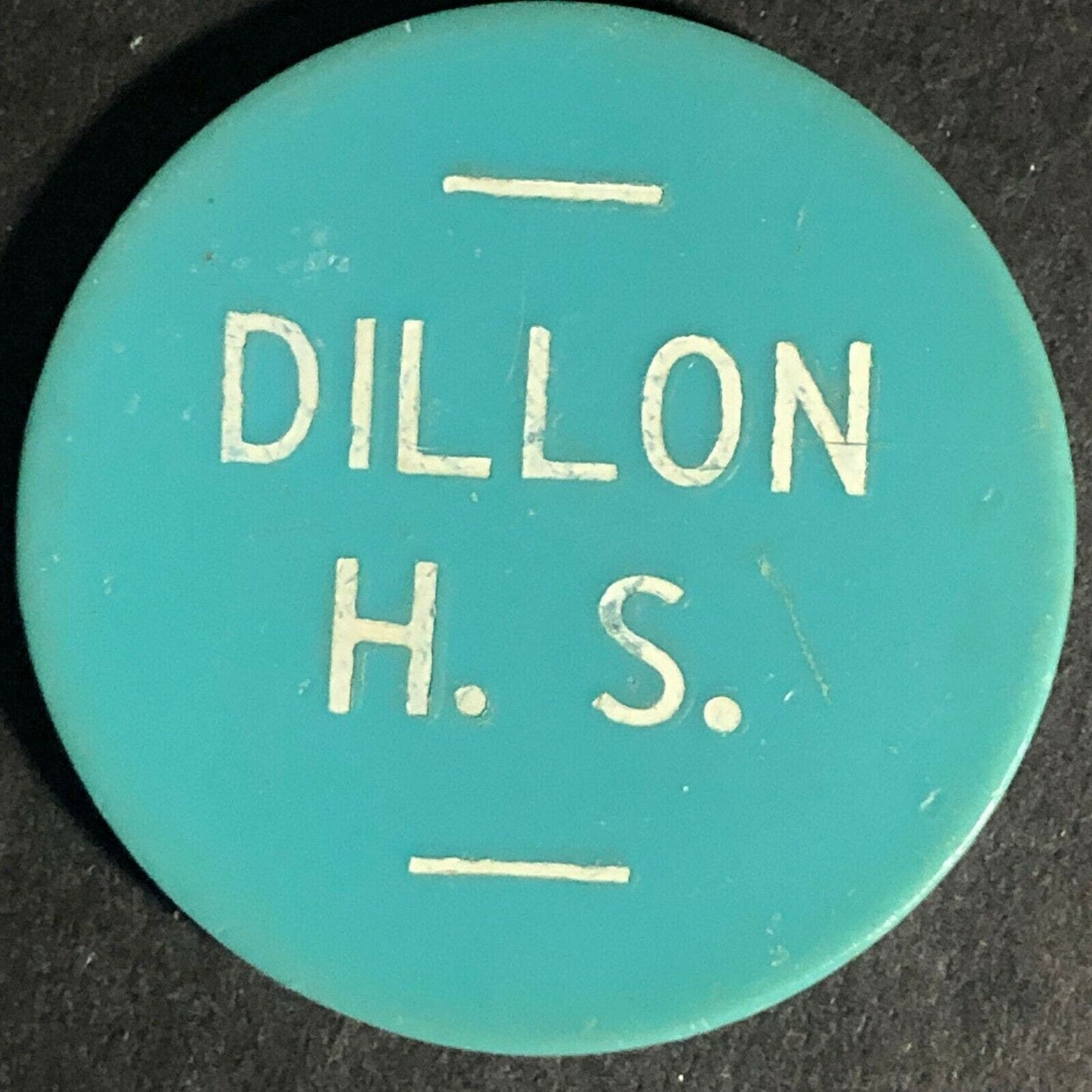 Dillon H.S."864" Plastic Token c1970's-80's 31mm