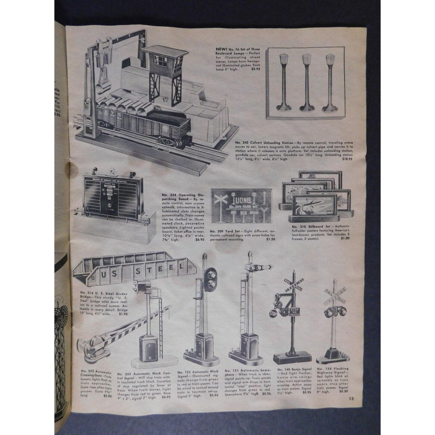 Original 1959 Lionel Trains Accessory Catalog 35pgs. Gary Nelson Coll.