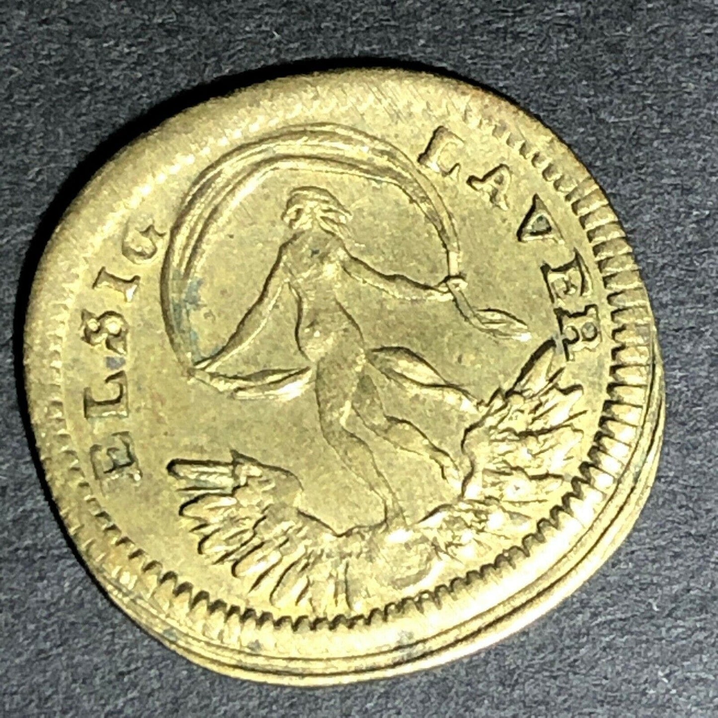 19.11mm Joseph II Counter / Token / Jeton - Attrib. Elsig Lauer