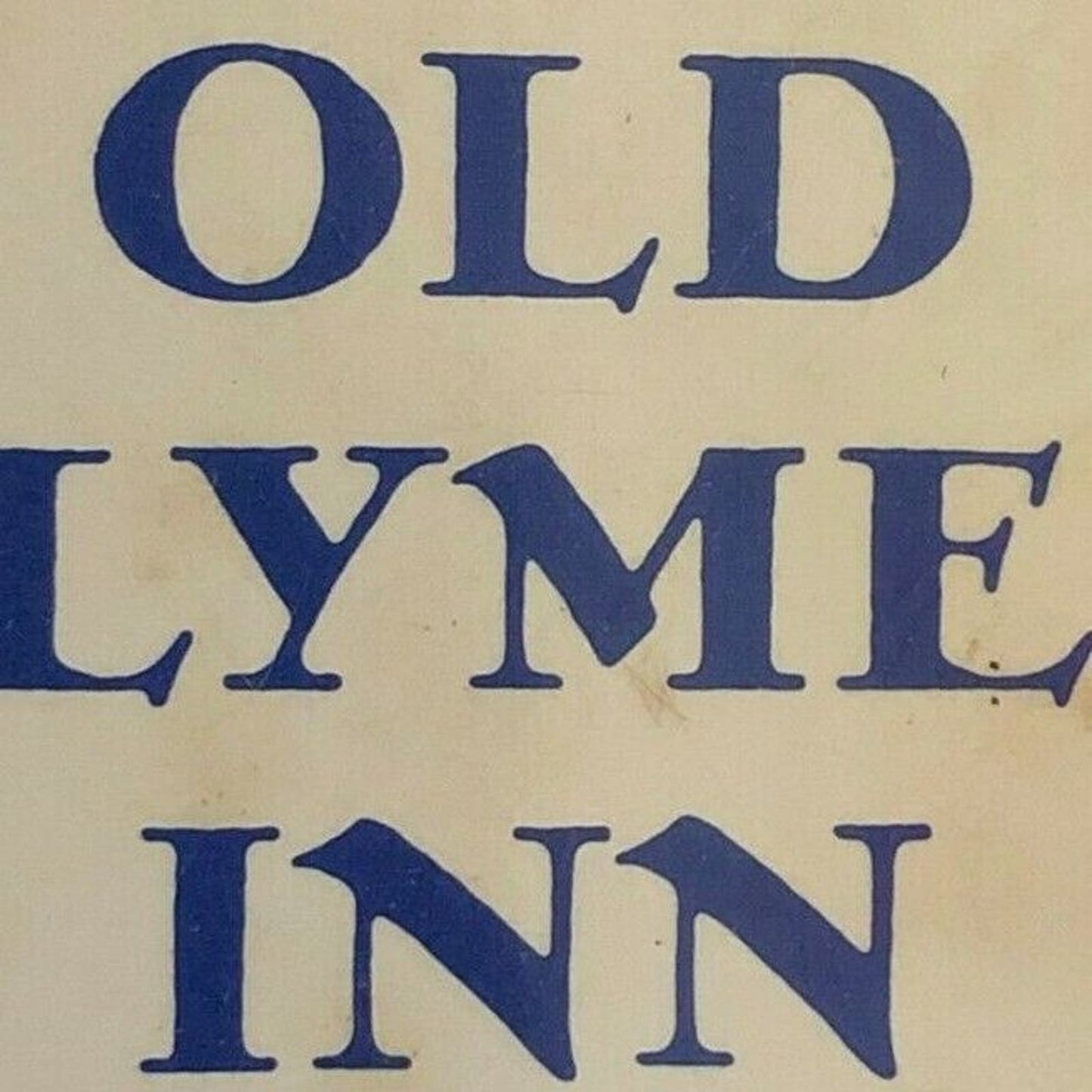 c1960's-70's Wooden Matchboxes / Matchbooks - Old Lyme Inn CONN. 06371