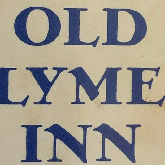 c1960's-70's Wooden Matchboxes / Matchbooks - Old Lyme Inn CONN. 06371