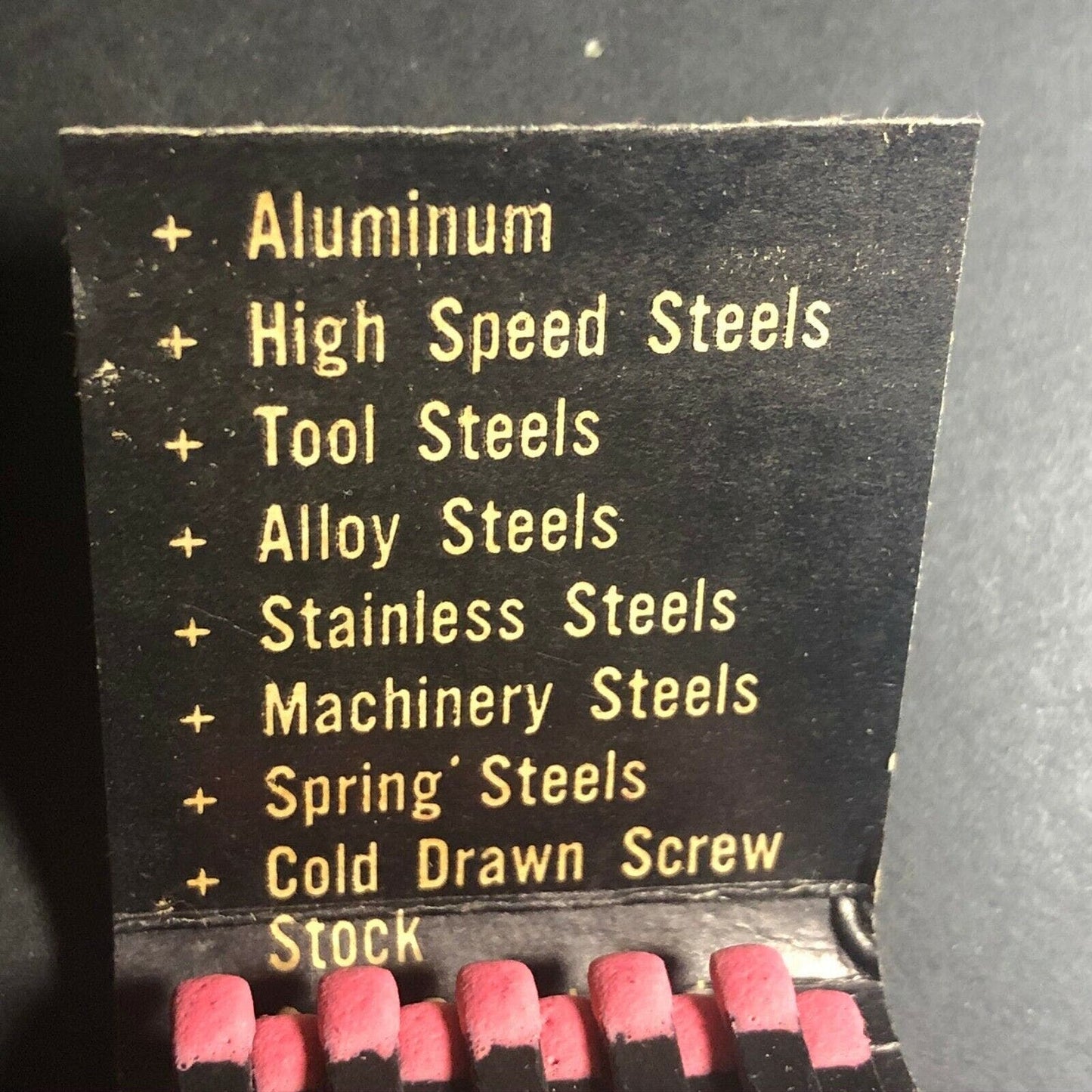 1960's-70's Full Matchbook Hawkridge Bros. Steel Alum - Boston, MA Waterbury, CT