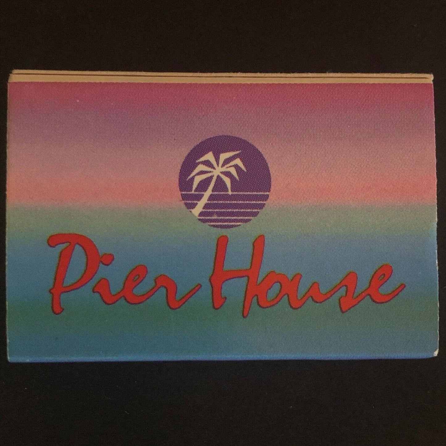 c1970's-80's Wooden Matchbox Matchbook "Pier House" Restaurant Old Town Key West