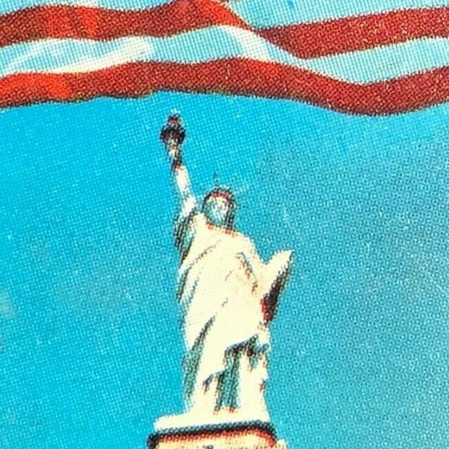 1970's Full Matchbook Flag / Statue of Liberty "Como Printing" Meriden. CT