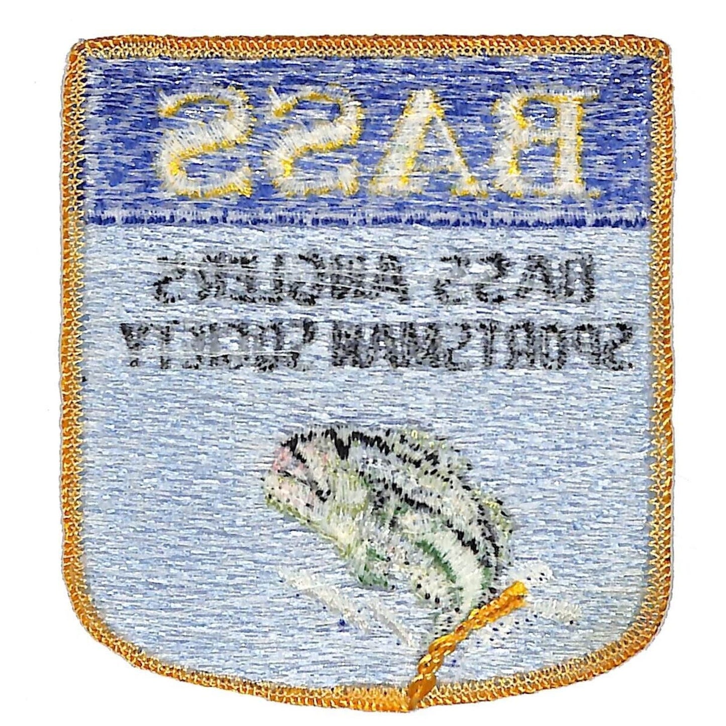 BASS Anglers Sportsman Society Vtg Patch Fishing NOS