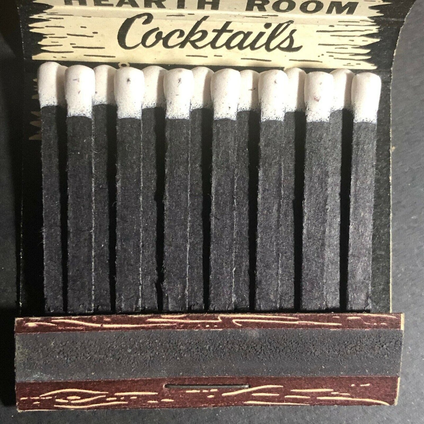 Scarce c1940's-50's Full Matchbook Rancho Hillcrest Steak House Pasadena, CA