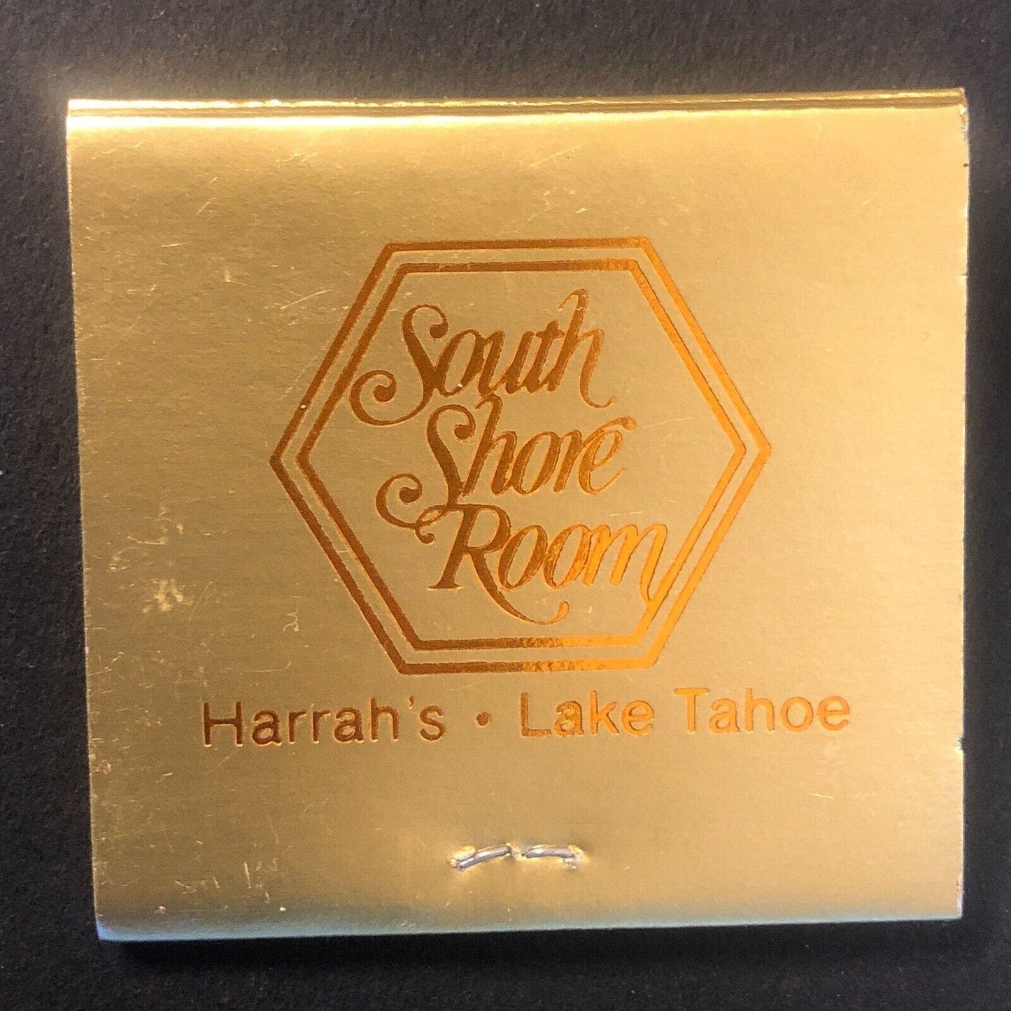 Harrah's Hotels Casinos Tahoe South Shore Vintage Matchbook Full c1960's-73 VGC